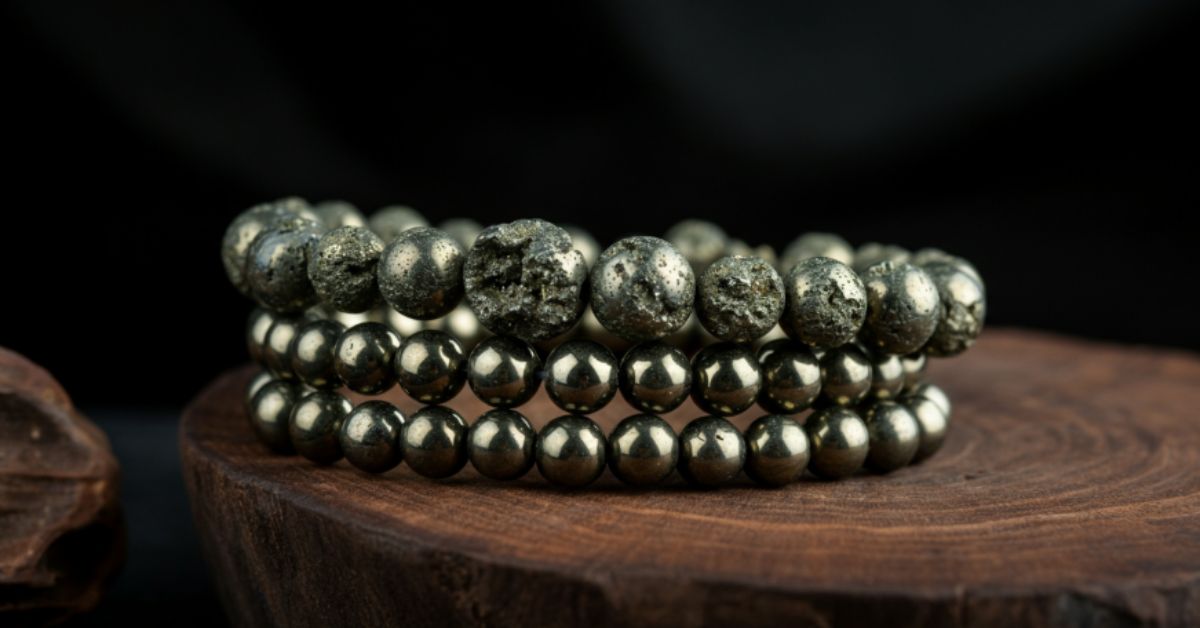 pyrite bracelet