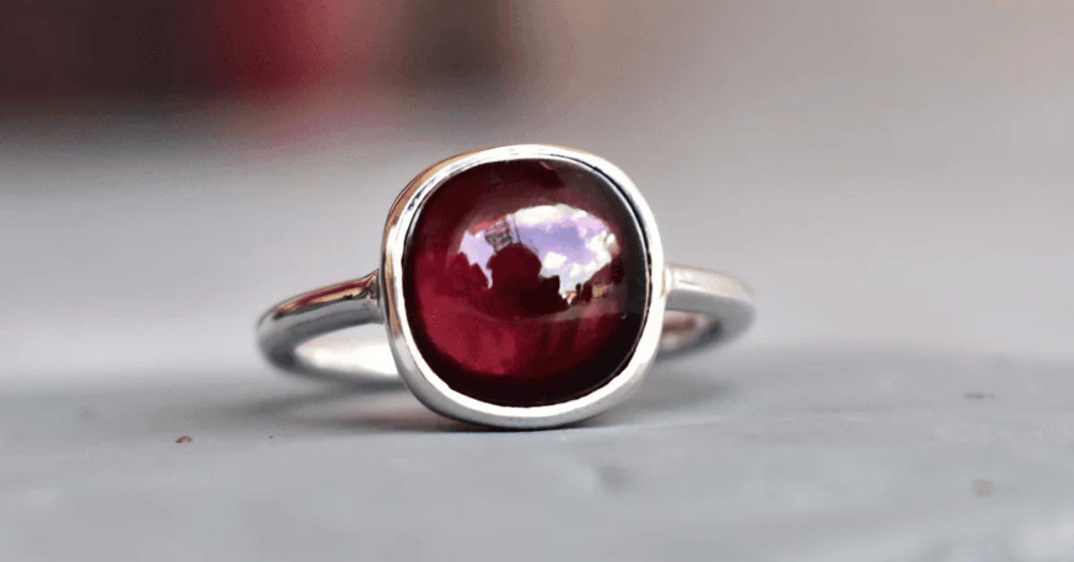 Best garnet rings in USA