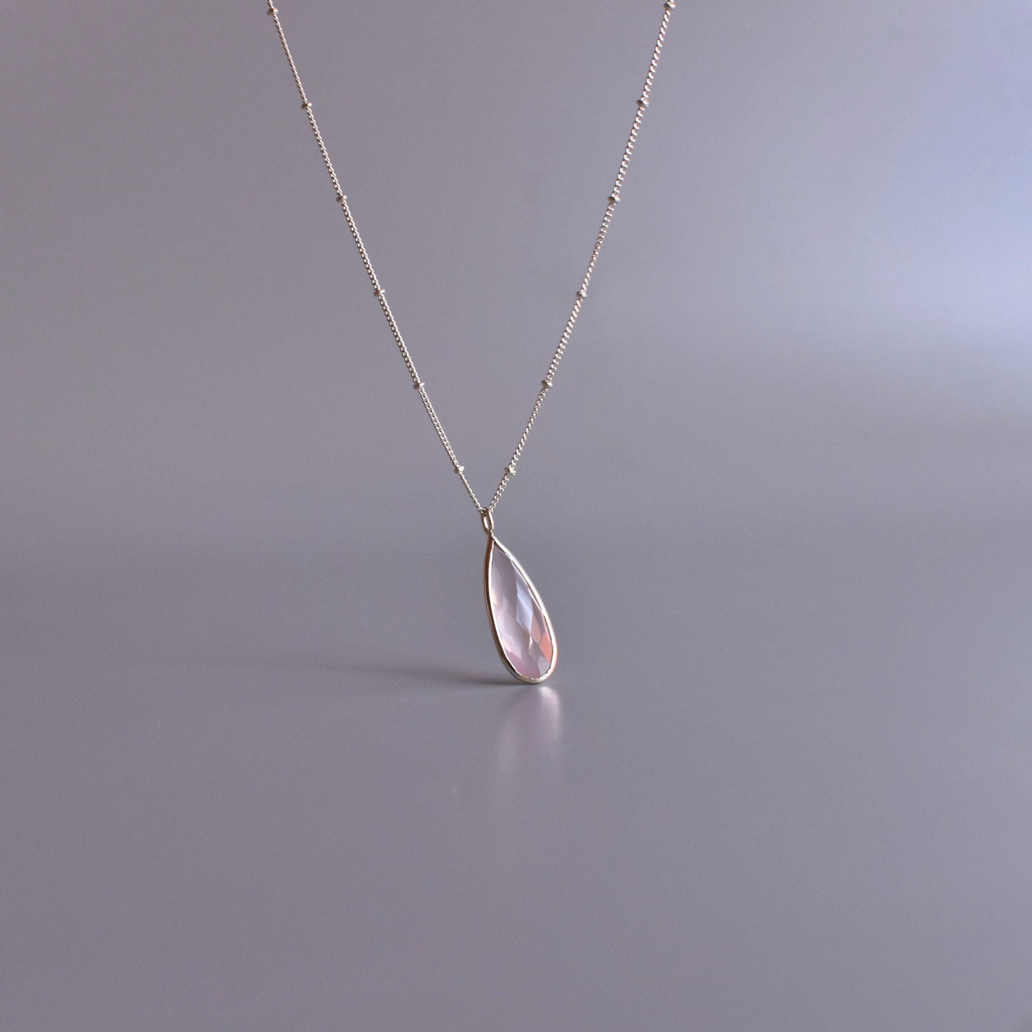 Cascade - Rose Quartz Necklace