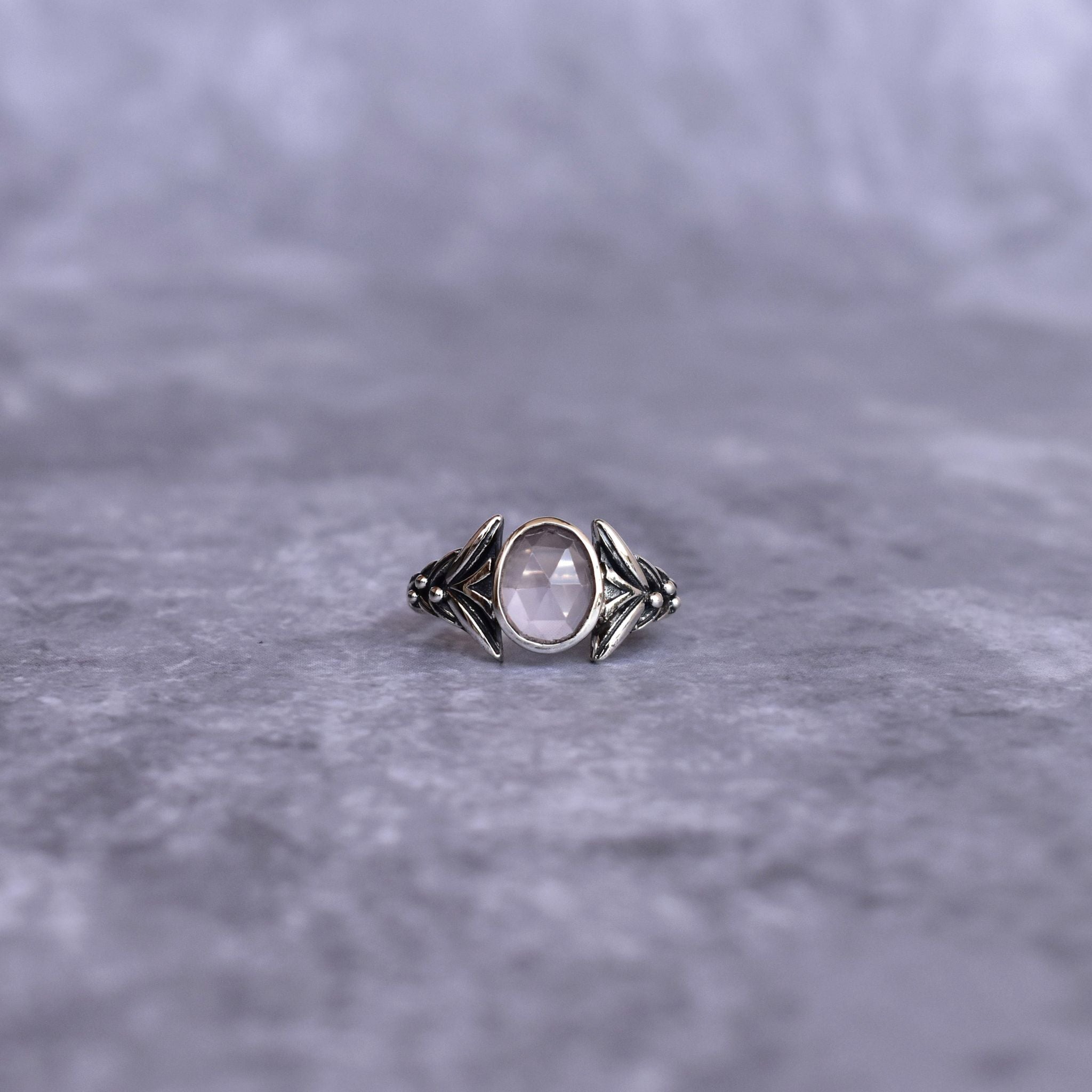 Rose Quartz Gemstone Ring