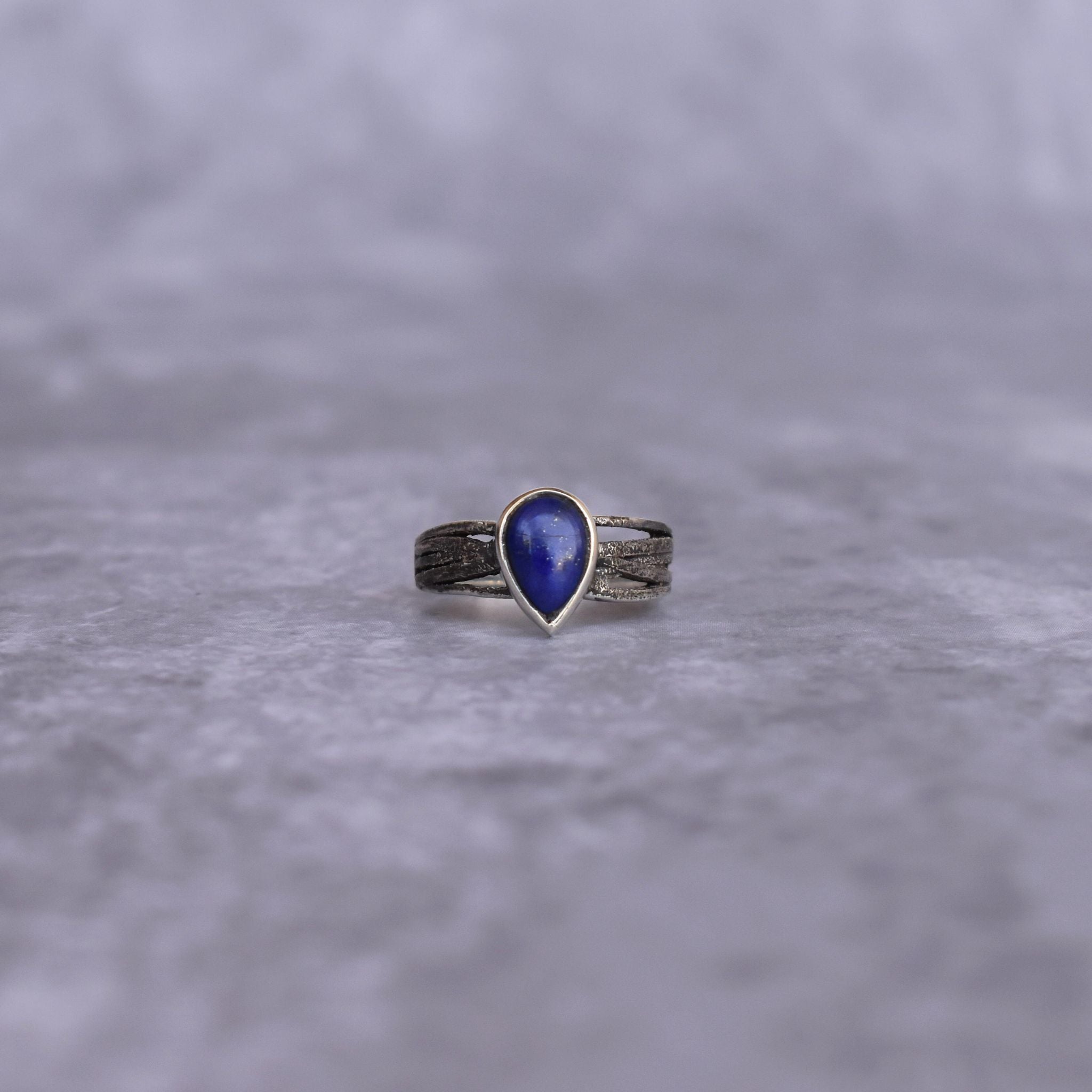 Cushion Conquer - Lapis Lazuli Ring