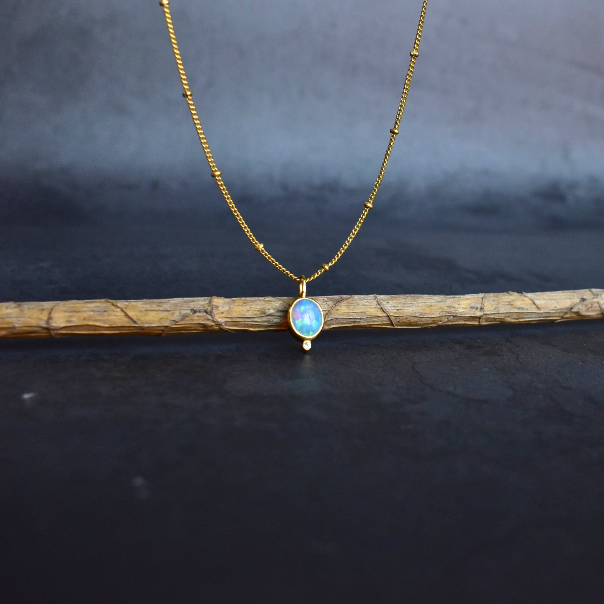Everglow - Opal Necklace