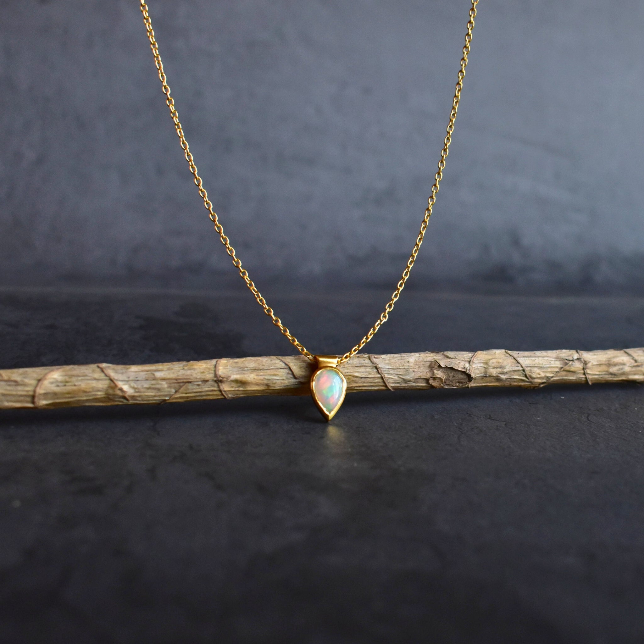 Dewdrop - Opal Necklace
