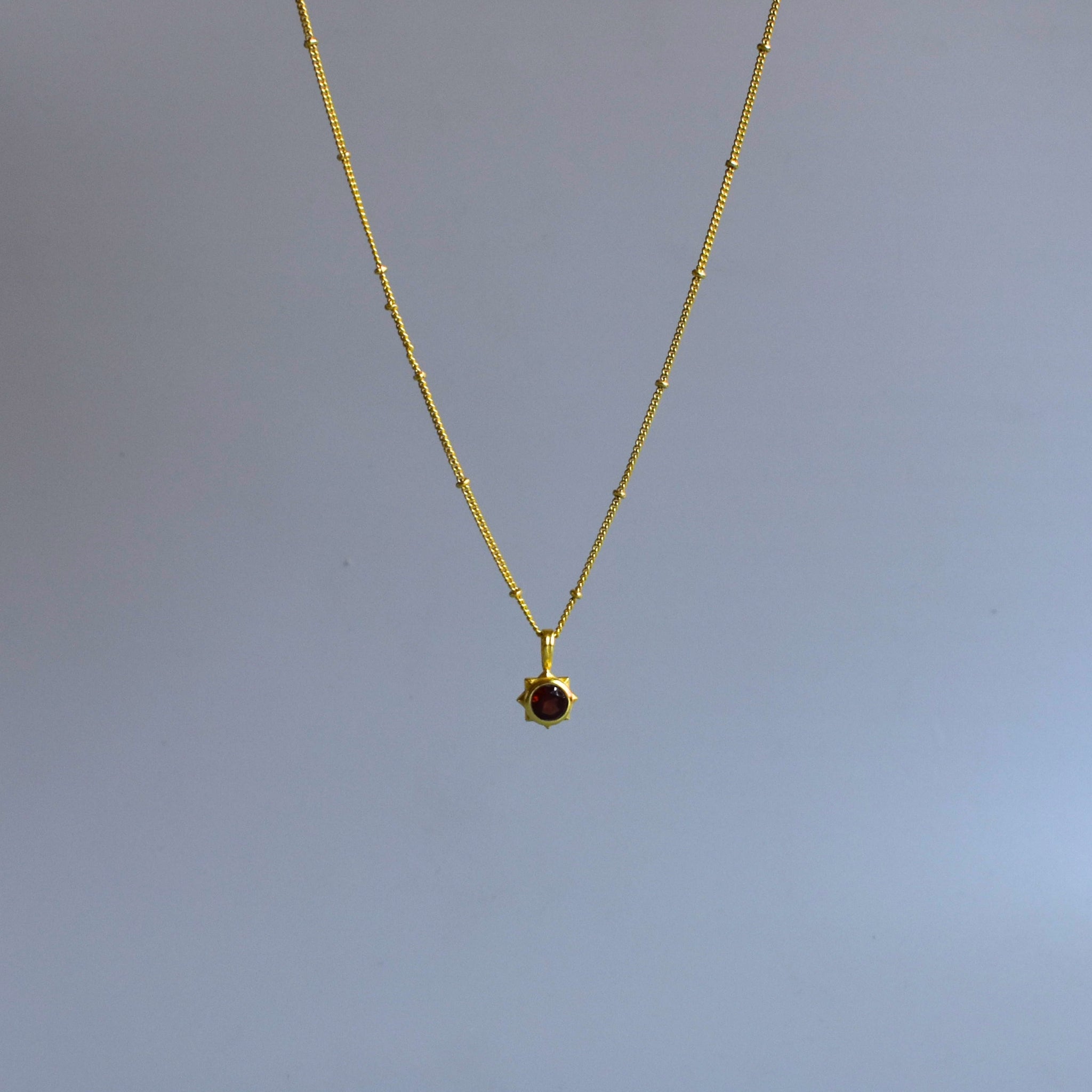 Stardust - Garnet Necklace