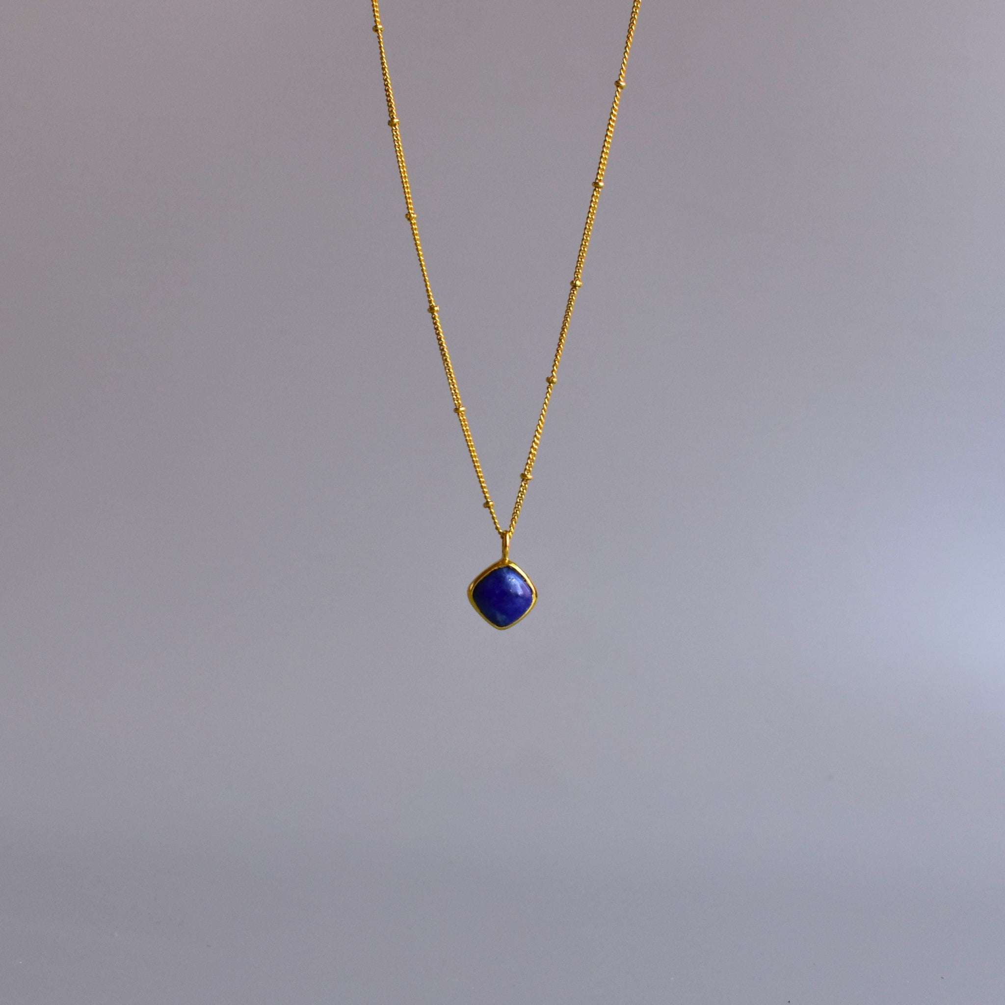Cushion - Lapis Necklace
