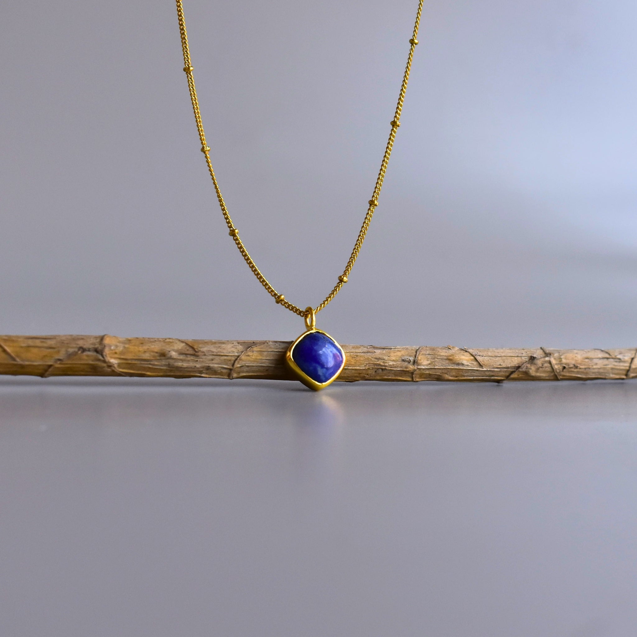 Cushion - Lapis Necklace