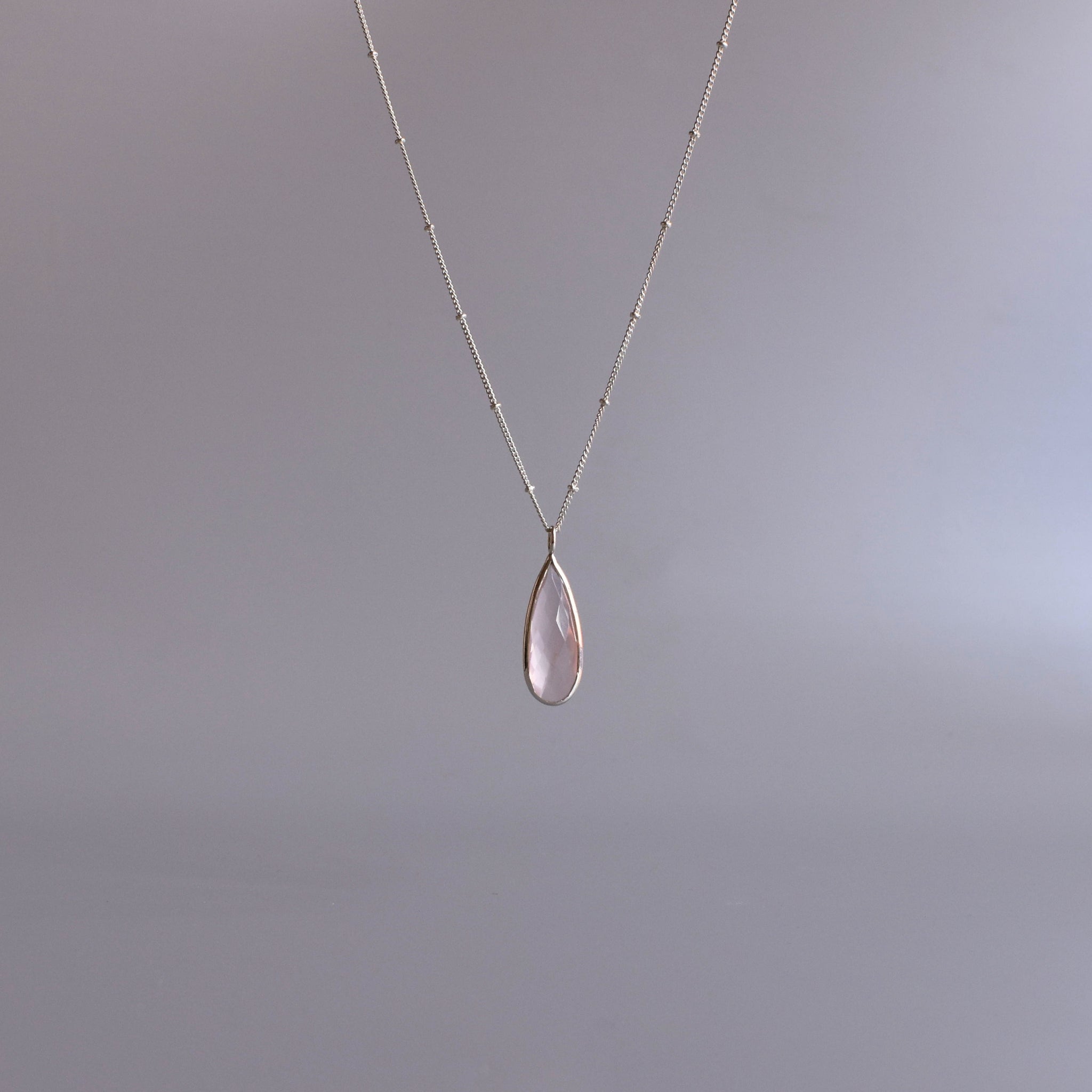 Cascade - Rose Quartz Necklace