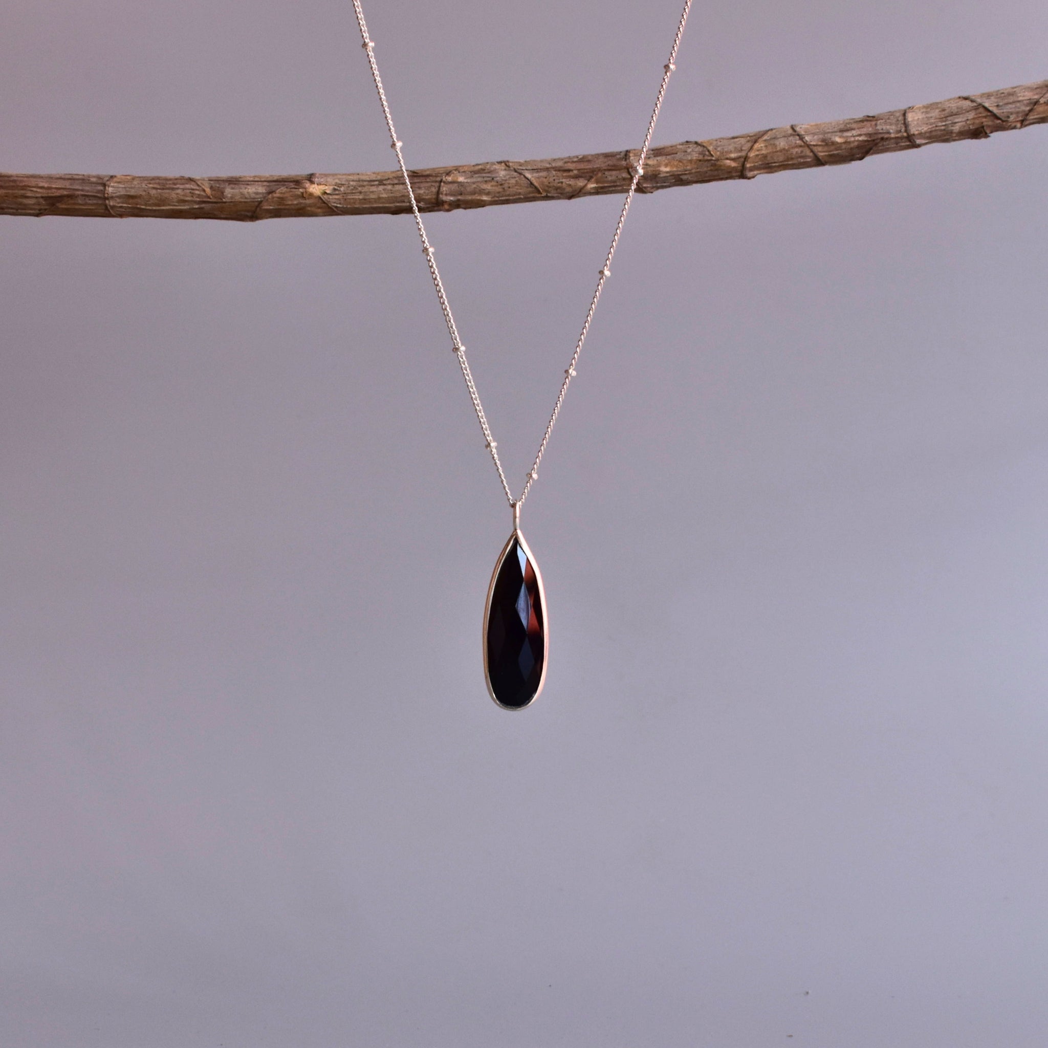 Cascade - Black Onyx Necklace
