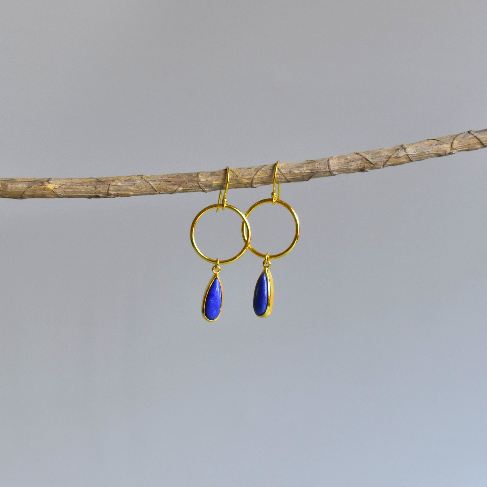Enclave Drops - Lapis lazuli Earrings