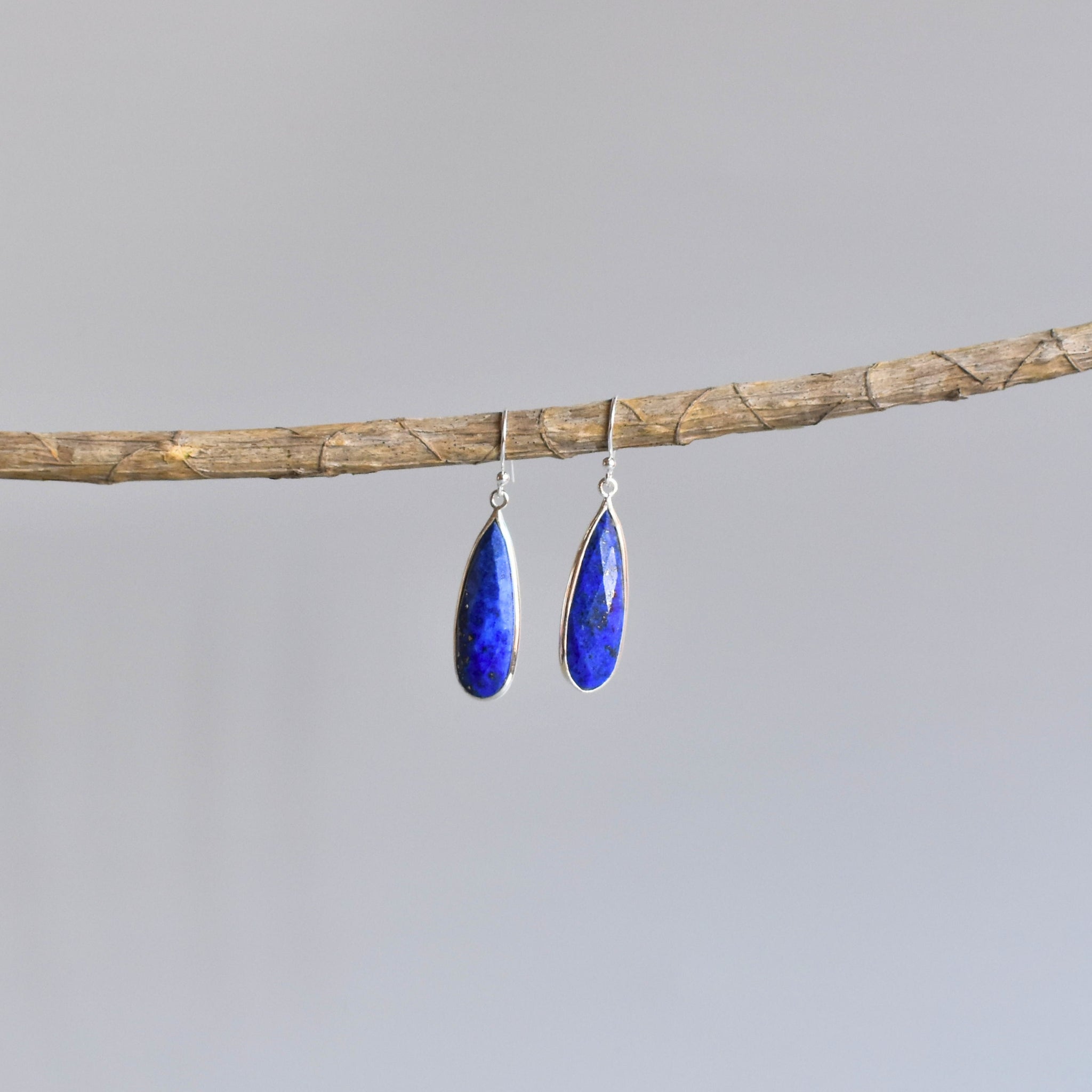 Sway Drops - Lapis Earrings