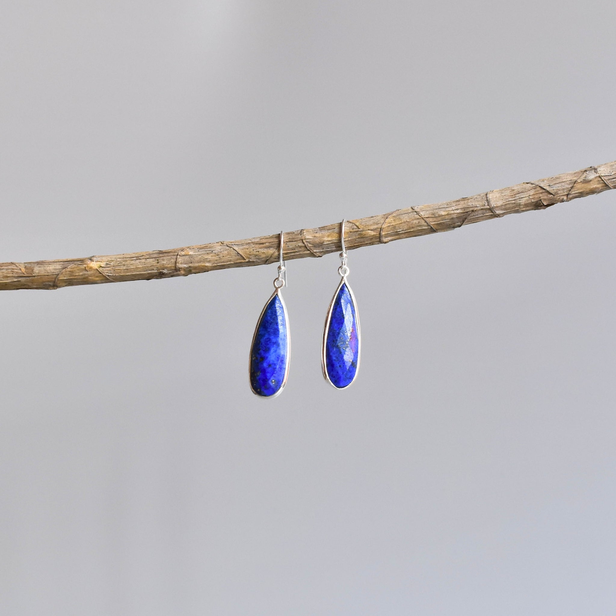 Sway Drops - Lapis Earrings