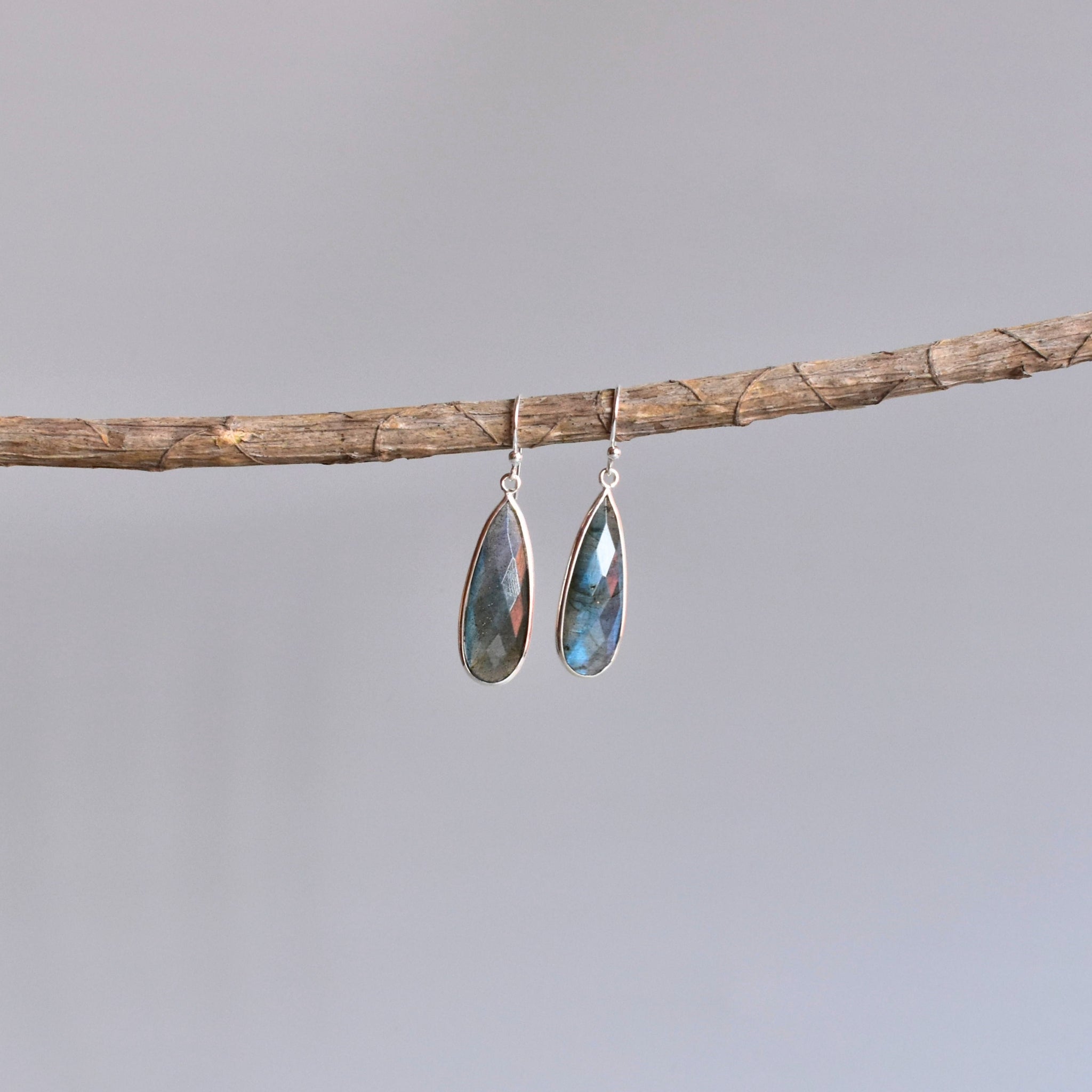 Sway Drops - Labradorite Earrings