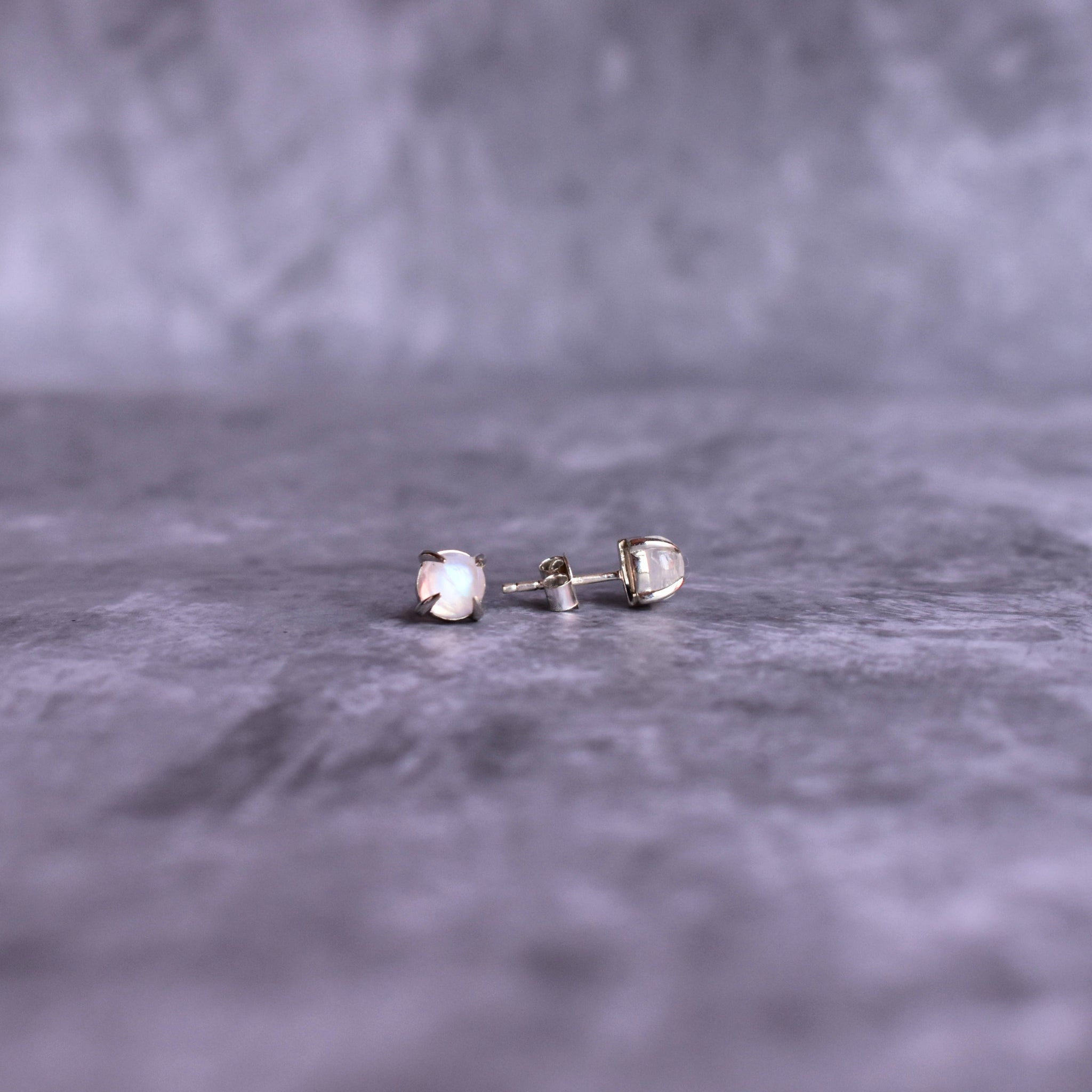 Fang - Moonstone Earring