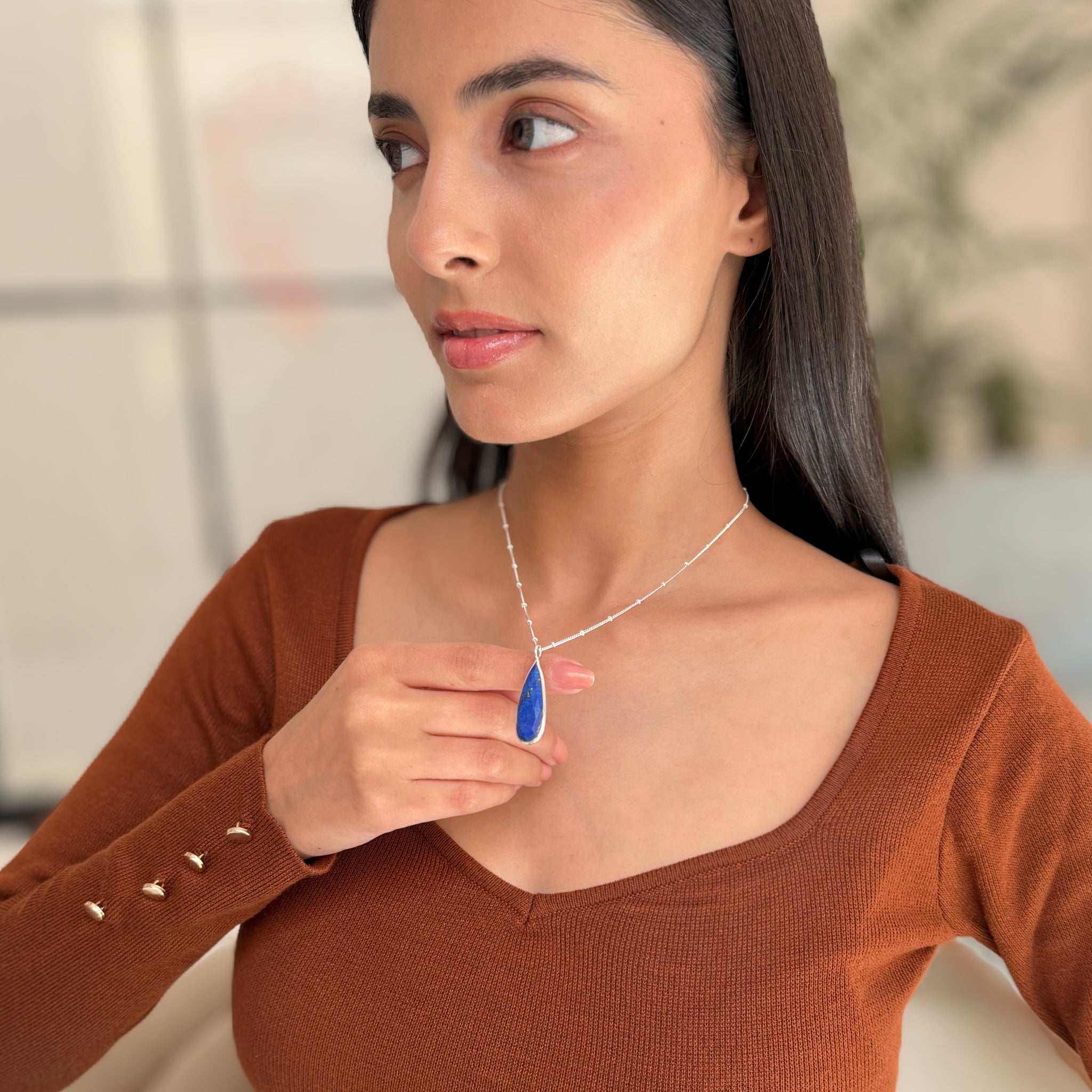 Cascade - Lapis Lazuli Necklace