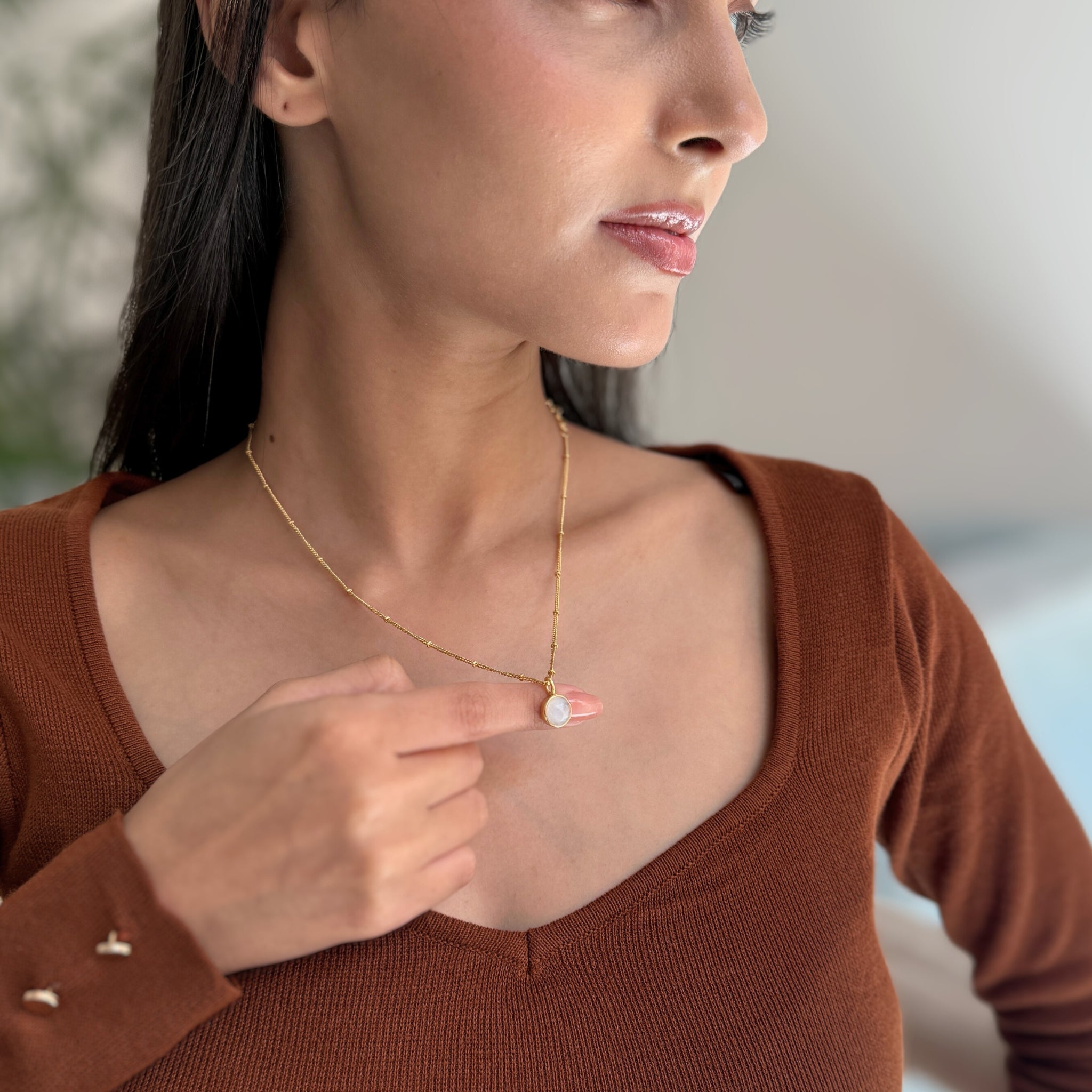 Moonlit Magic - Moonstone Necklace