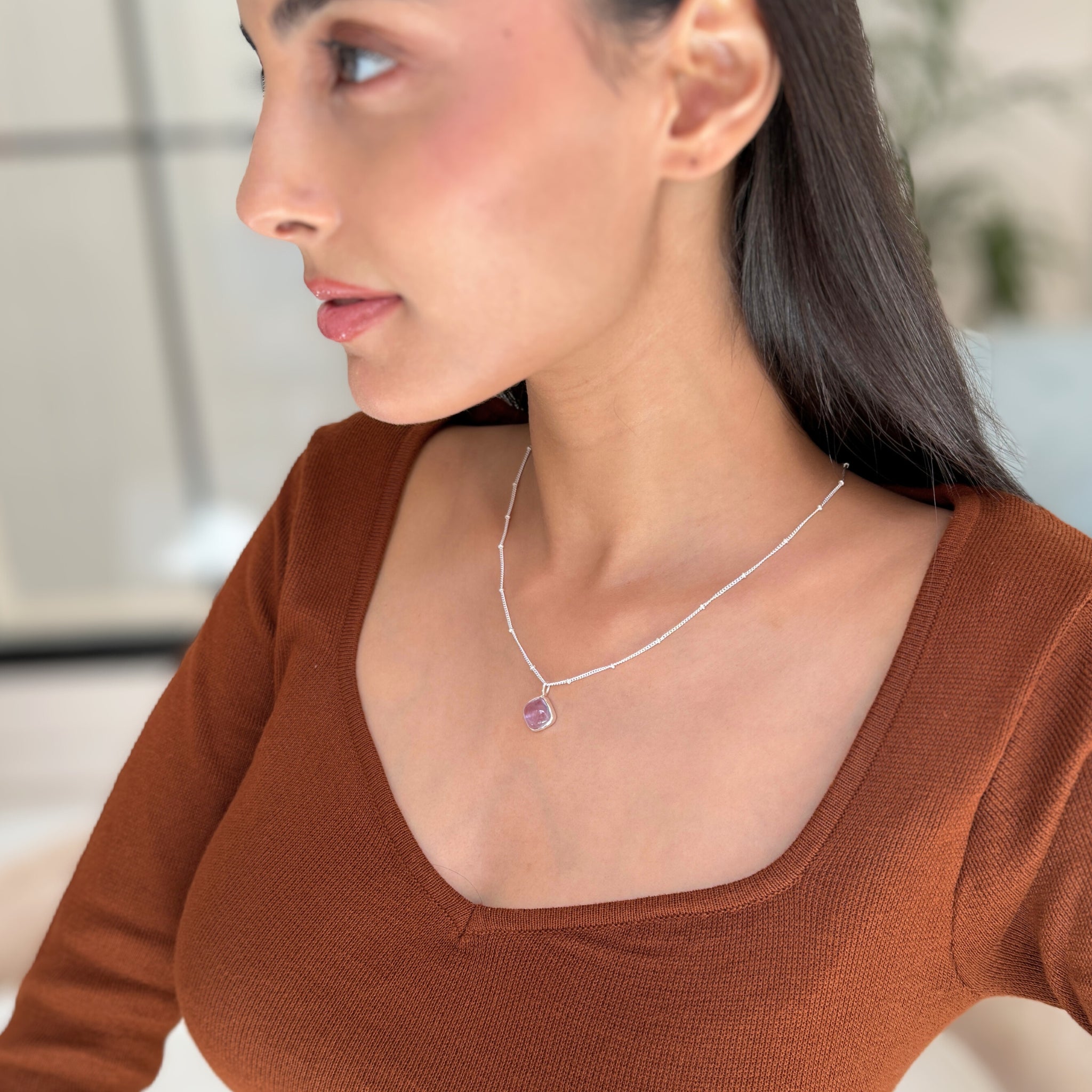 Solace - Amethyst Necklace