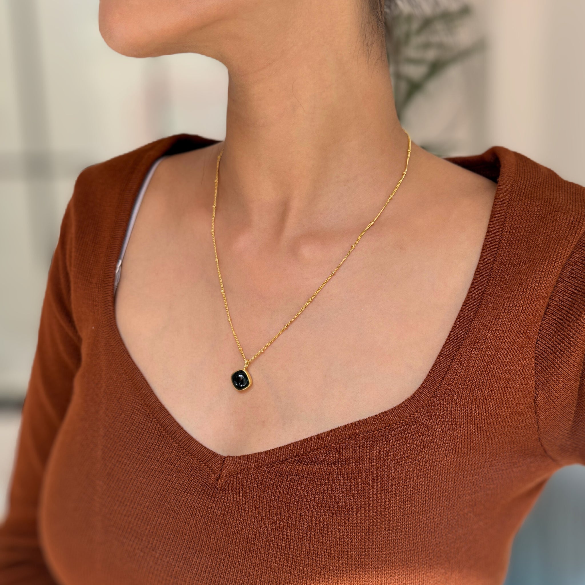 Solace - Black Onyx Necklace