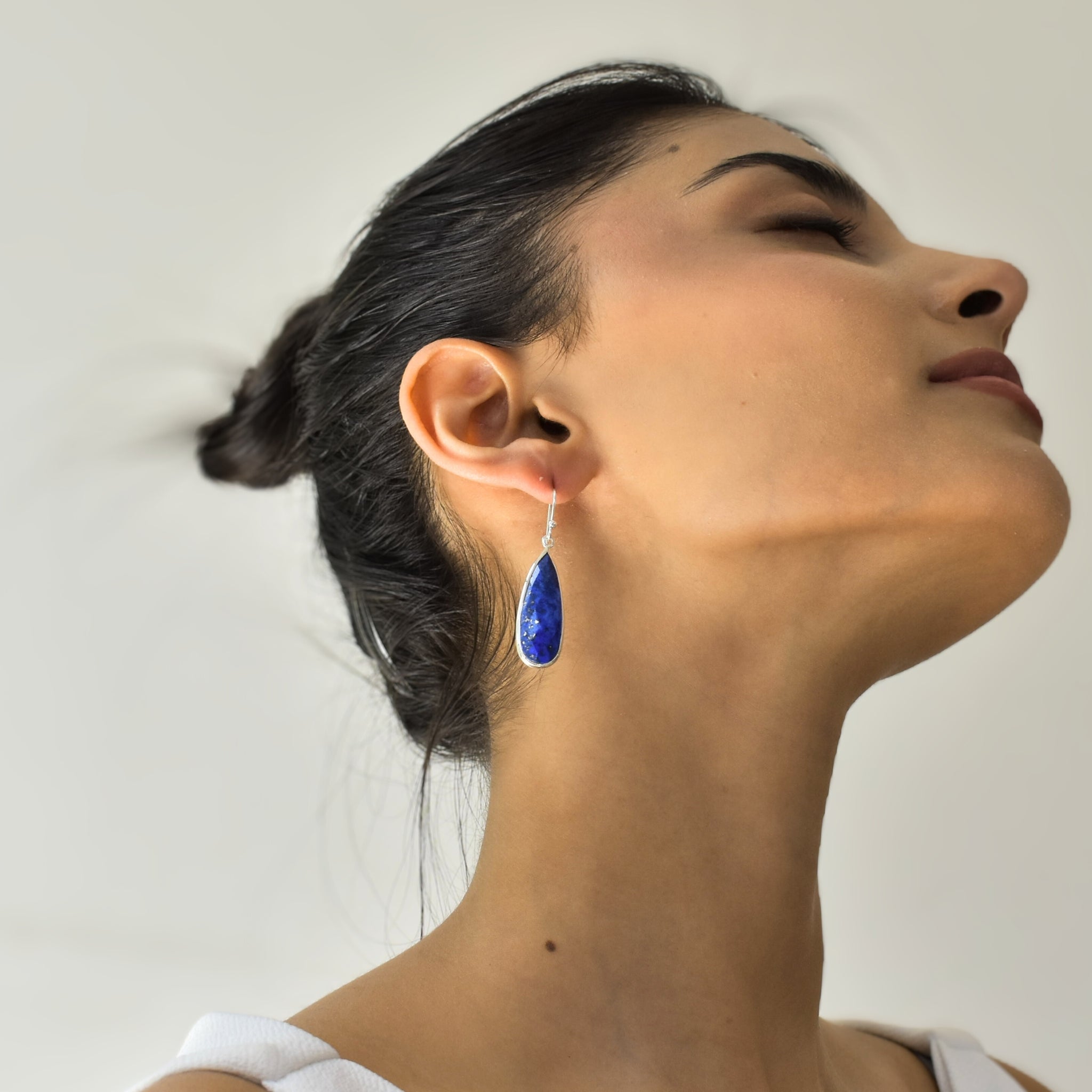 Sway Drops - Lapis Earrings