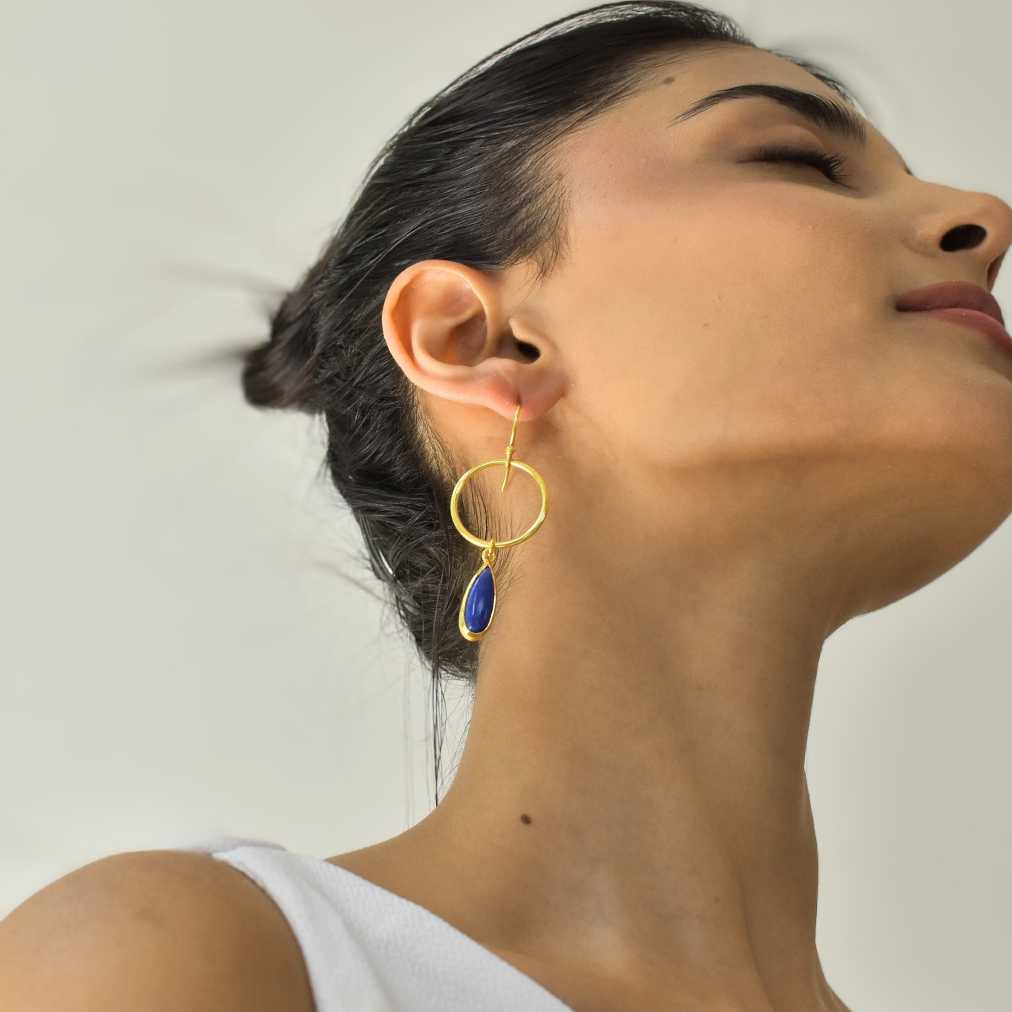 Enclave Drops - Lapis lazuli Earrings