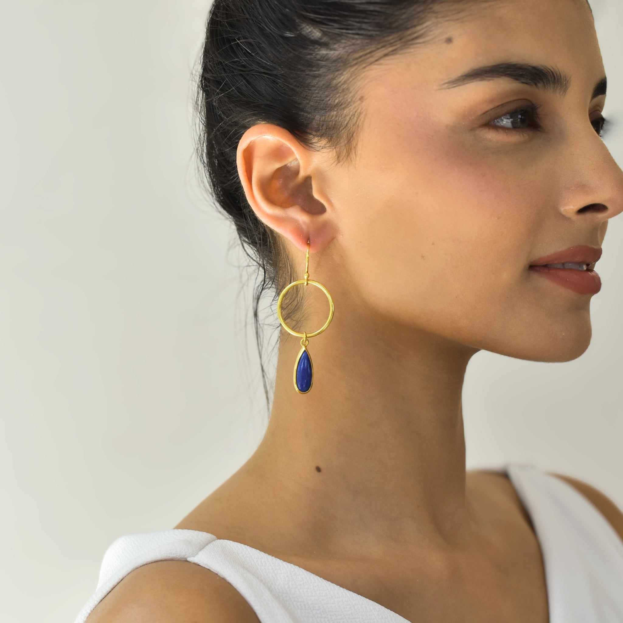 Enclave Drops - Lapis lazuli Earrings