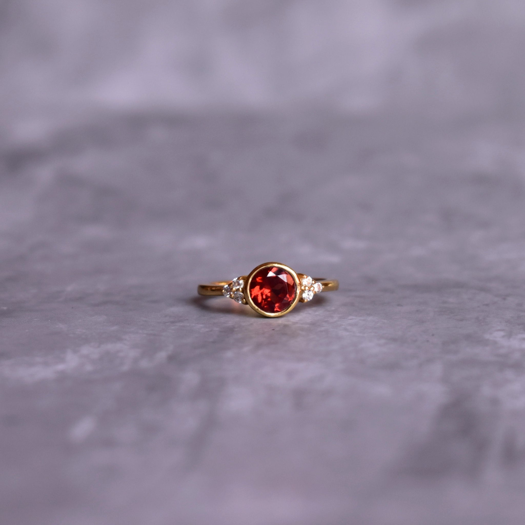 Starlight - Garnet Ring