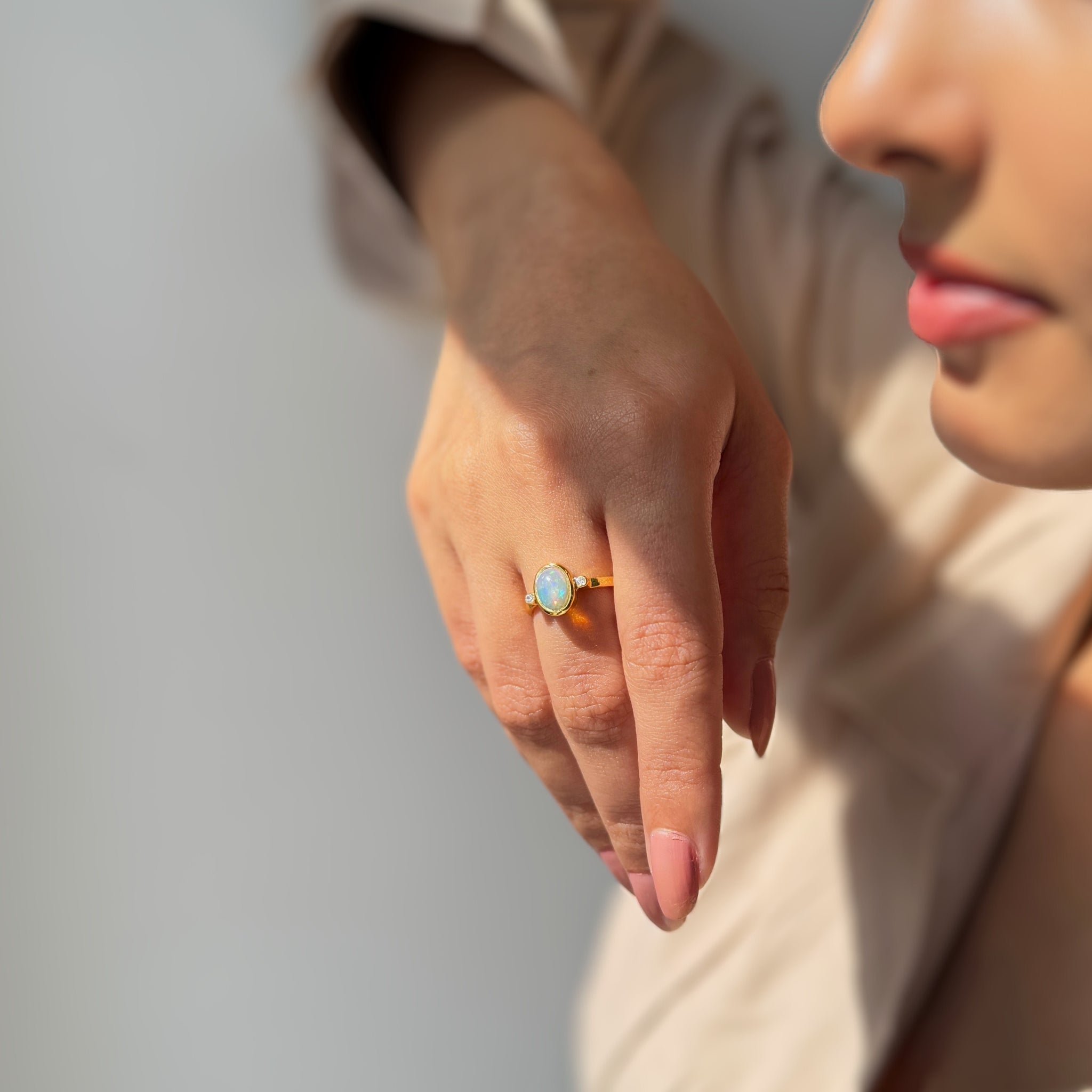 Solara - Opal Ring