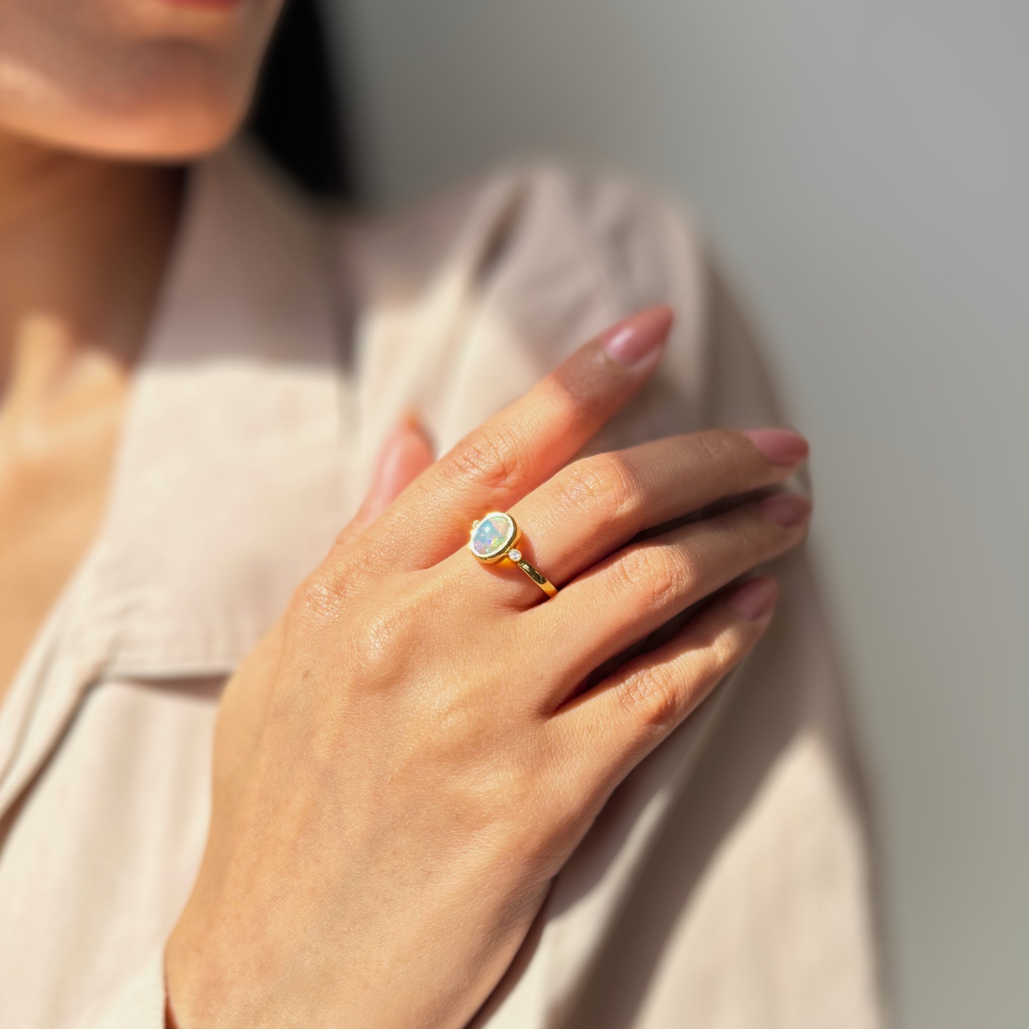 Solara - Opal Ring
