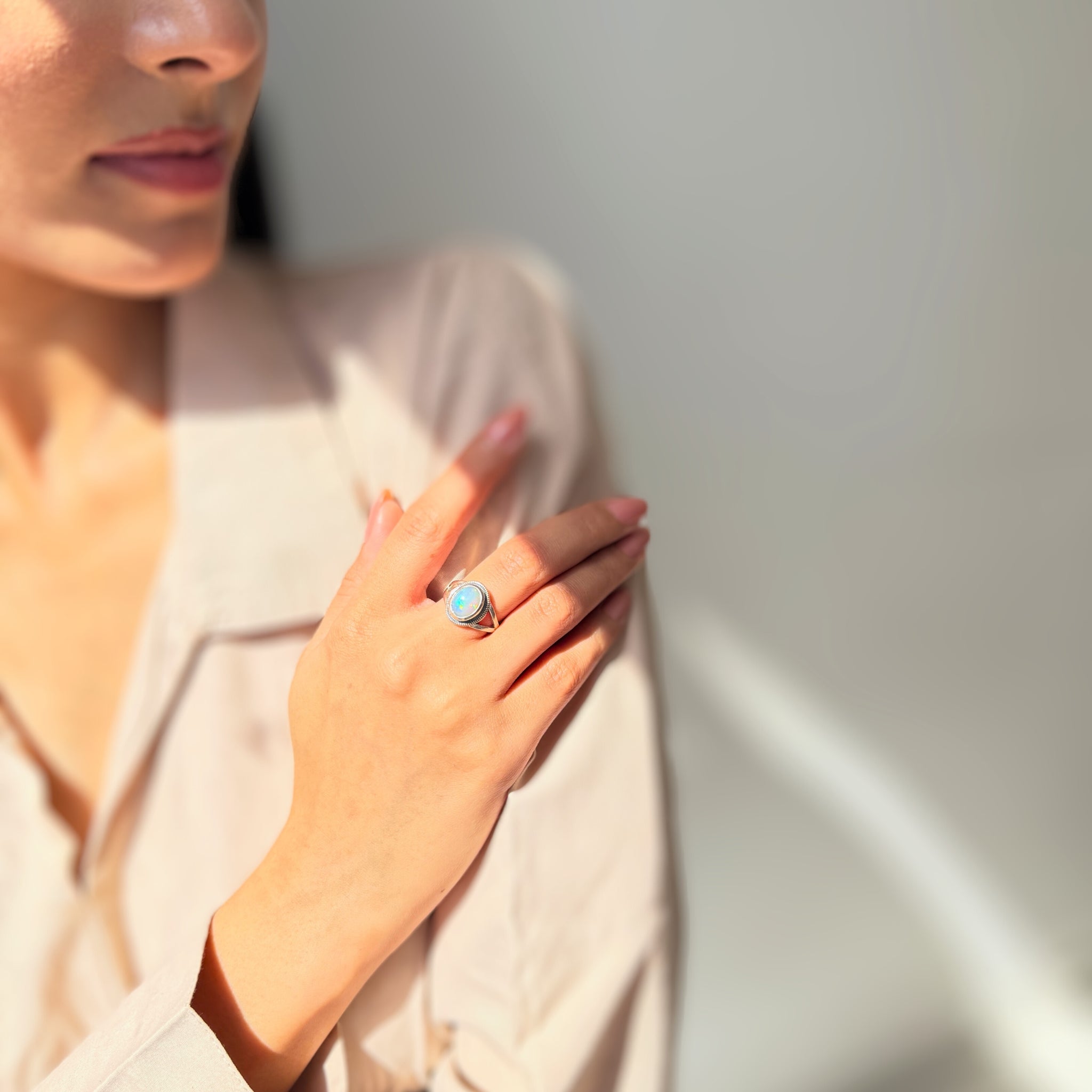 Dusk light - Opal Ring