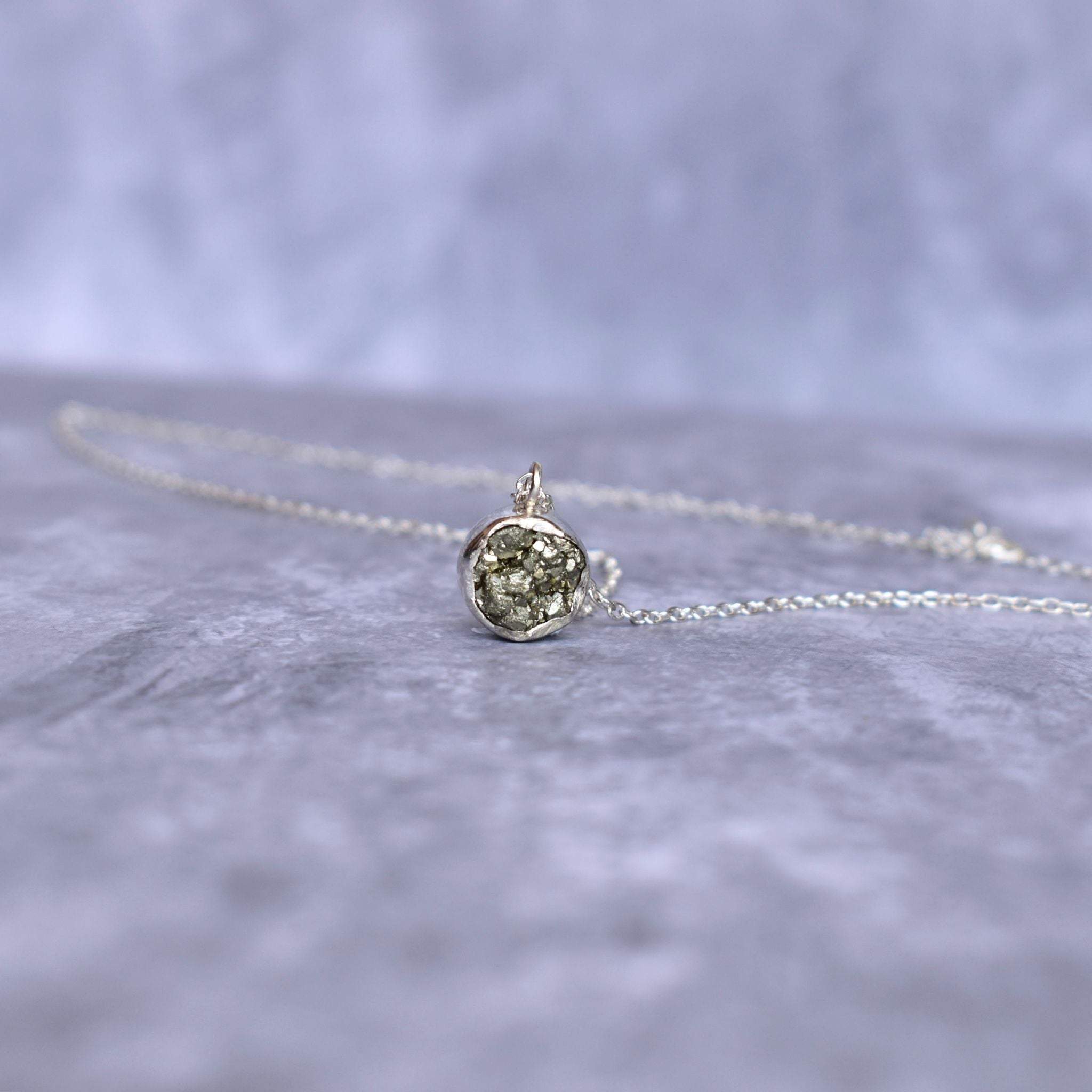 Rawnetic - Pyrite necklace