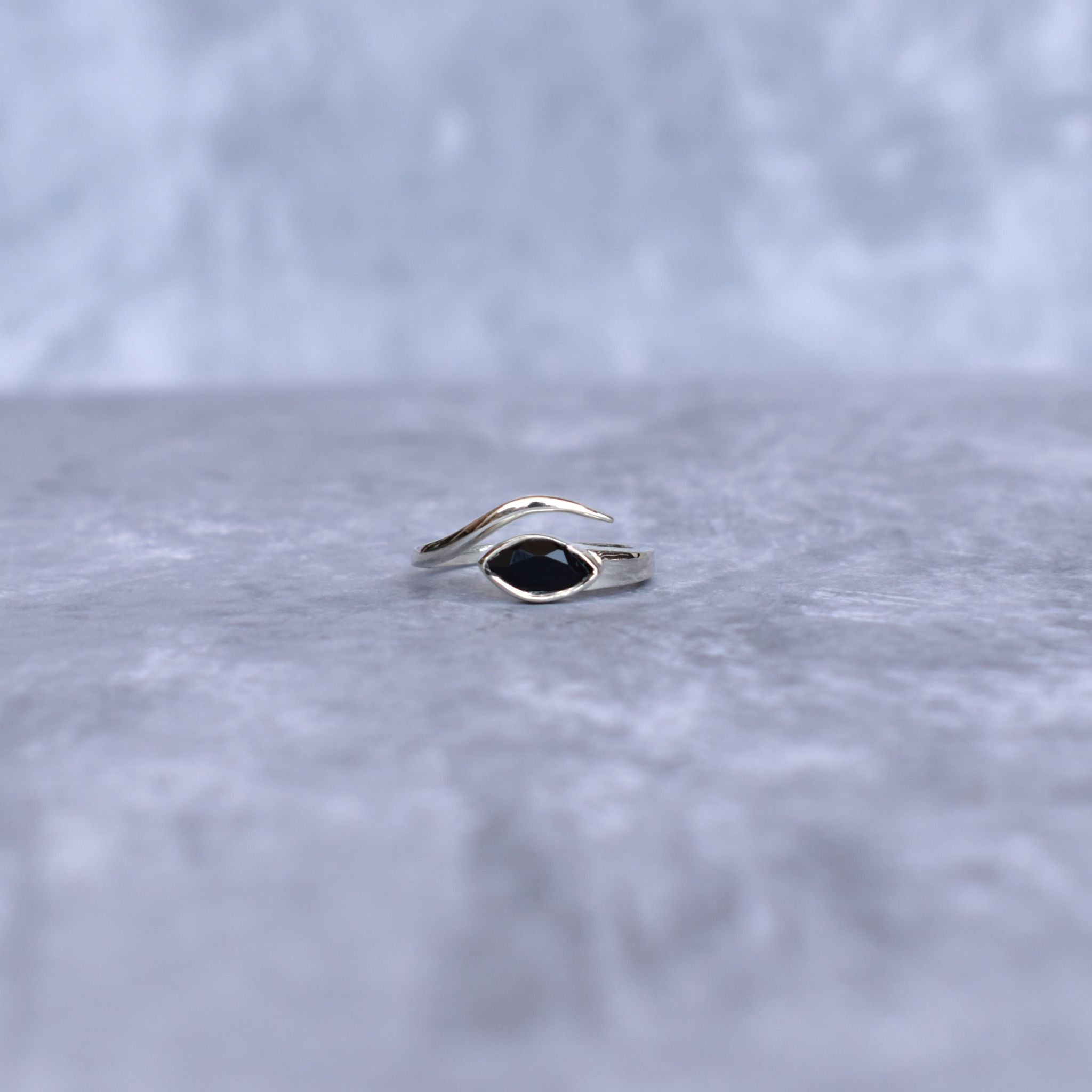 Snake Charmer - Black Onyx Ring