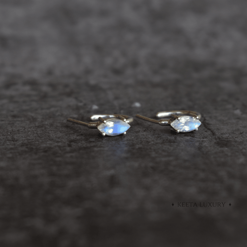 Moonstone Earrings Studs
