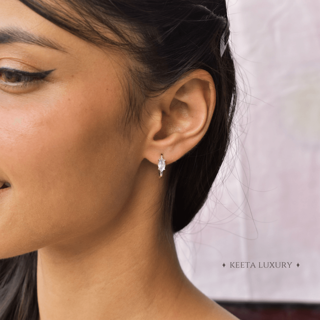 Moonstone Earrings Studs