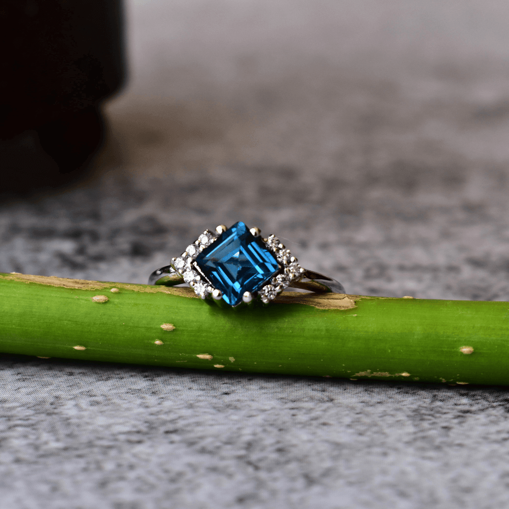 Blue Topaz Ring
