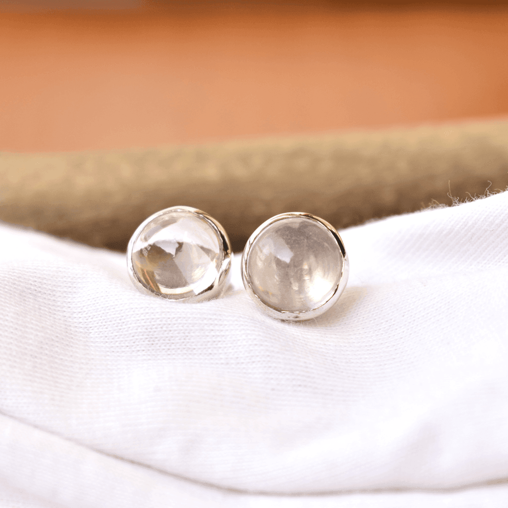 Rose Quartz Studs