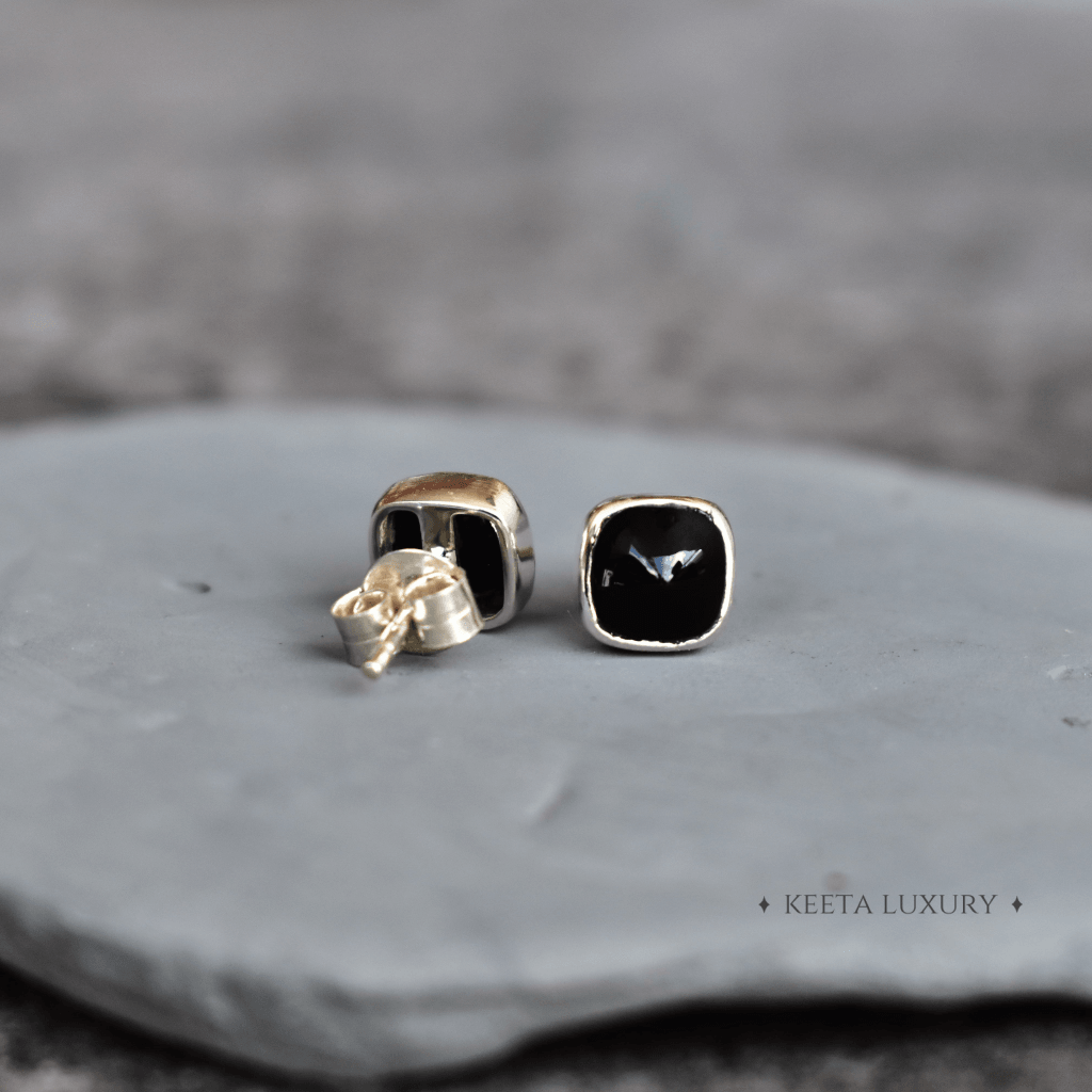 Black Onyx Studs