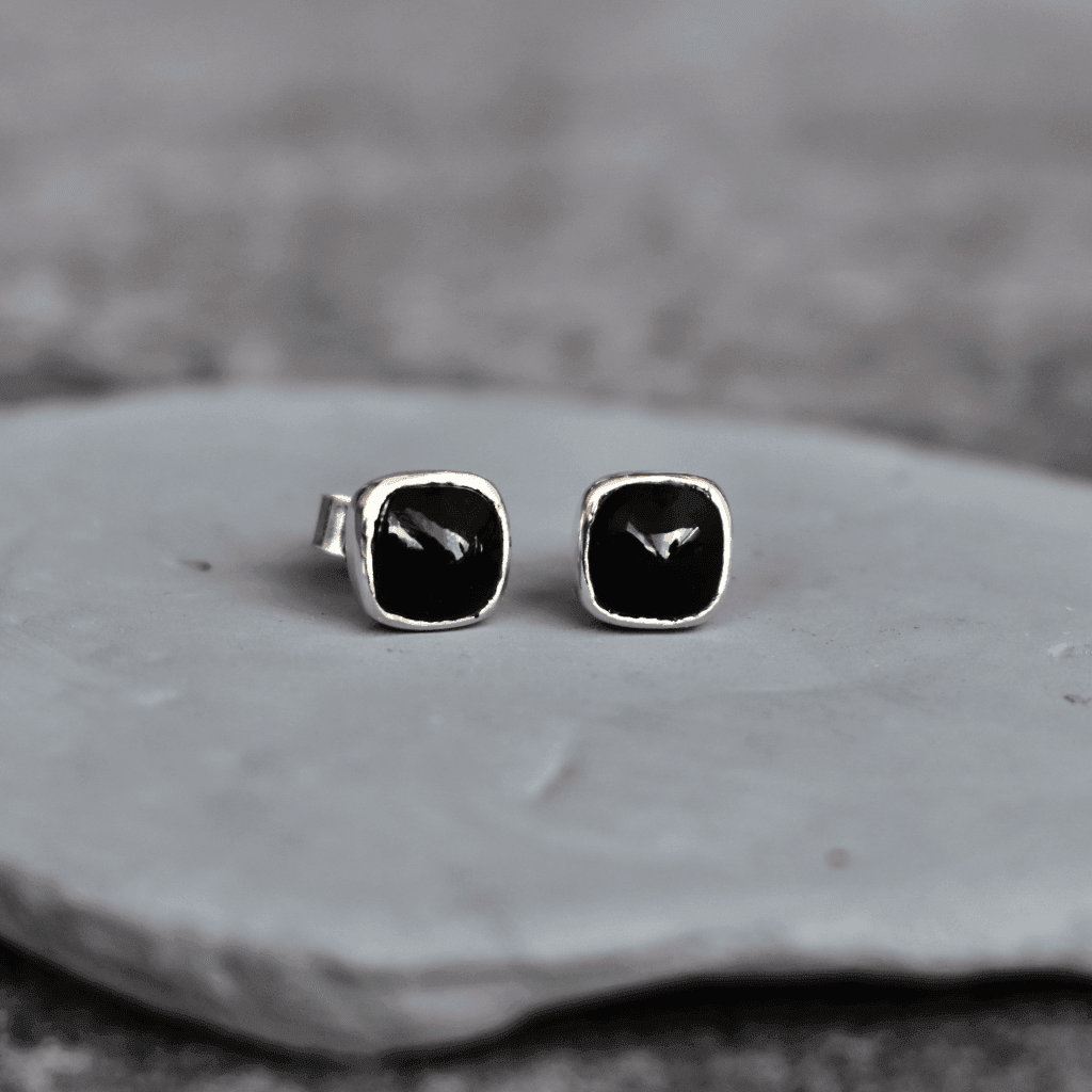 Black Onyx Studs
