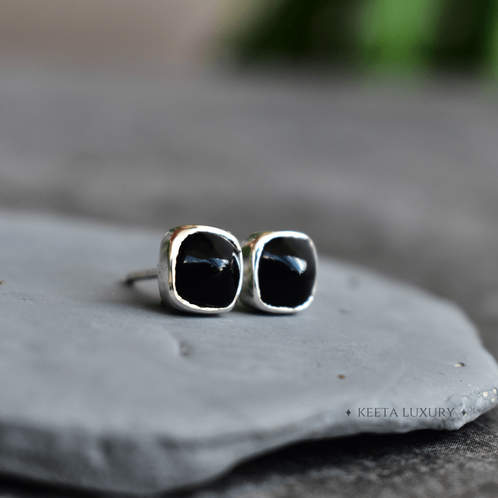 Black Onyx Studs