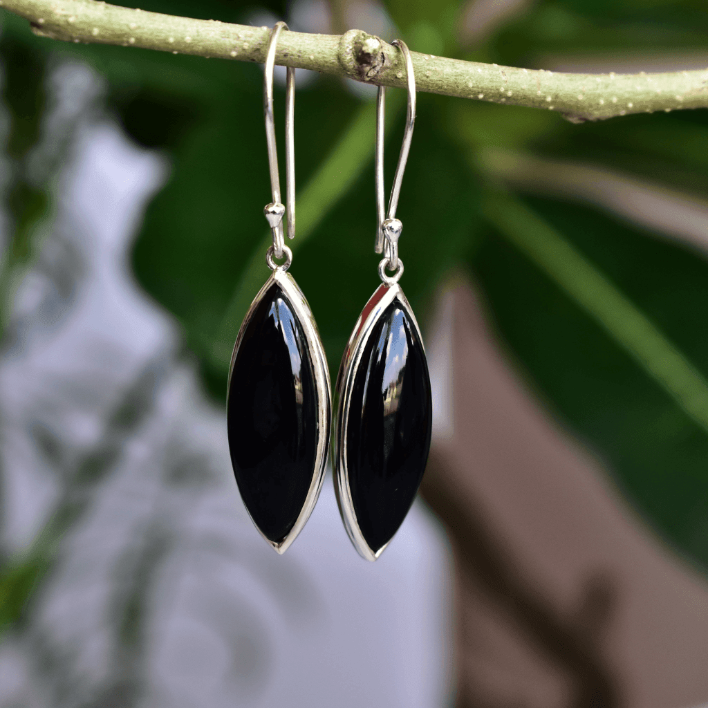Black Onyx Earrings