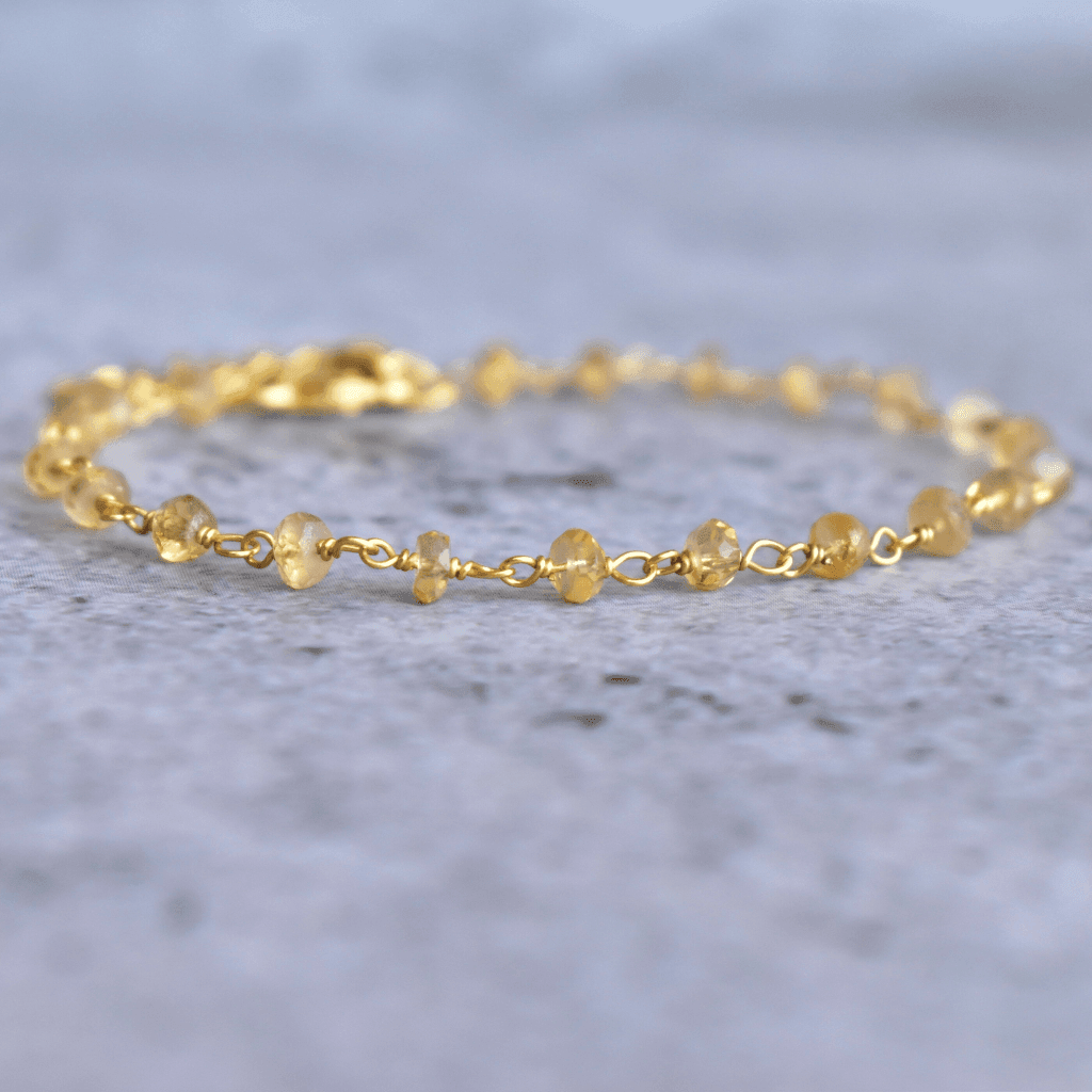 Citrine Stone Bracelet