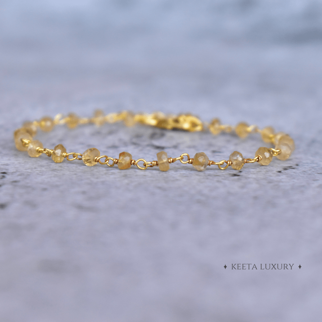 Citrine Stone Bracelet