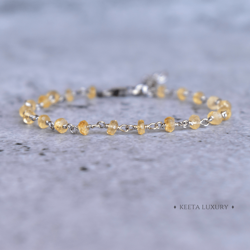 Citrine Stone Bracelet