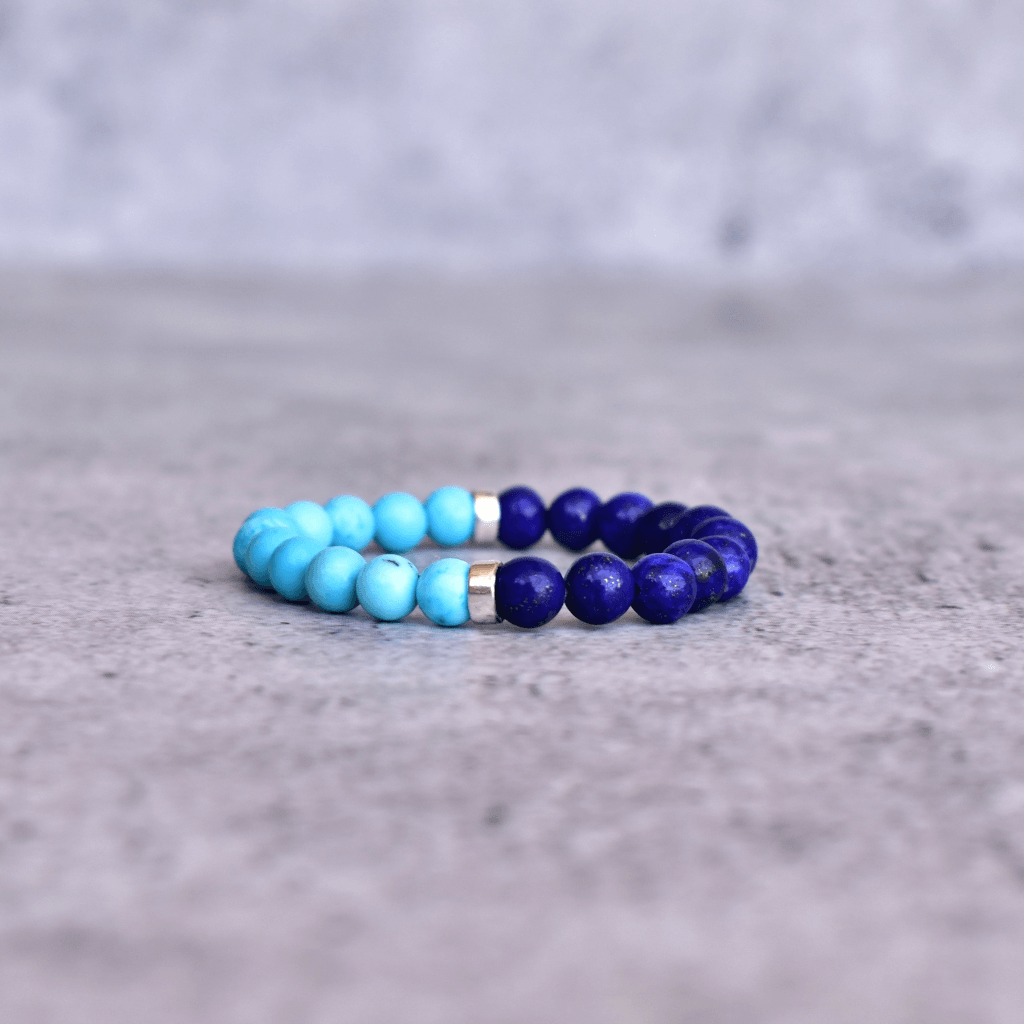 Lapis and Turquoise Bracelets