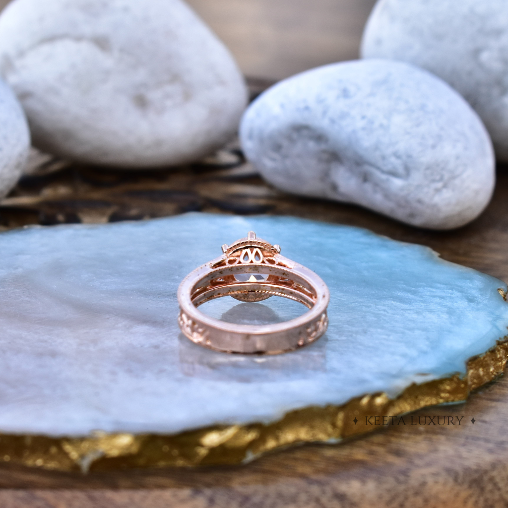 Women's Rose Quartz Ring