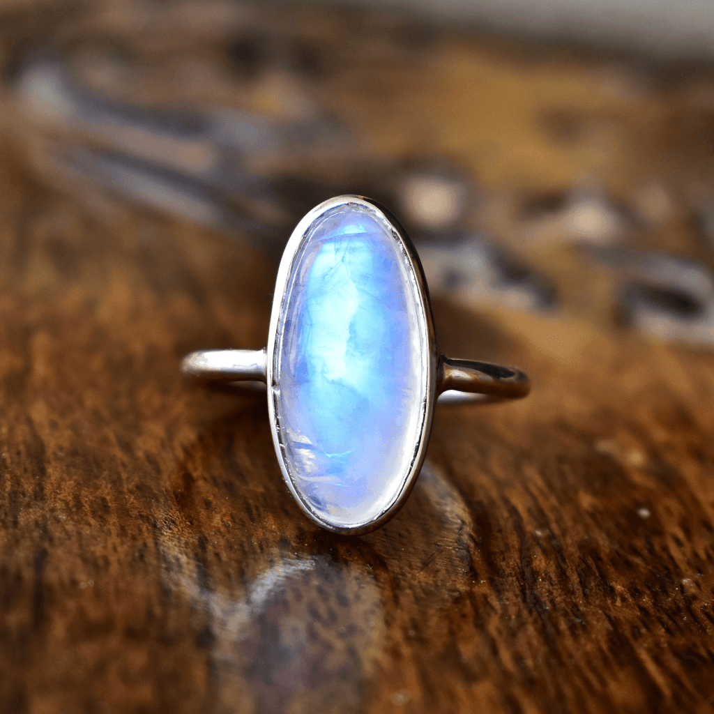 Bohemian Charm - Moonstone Ring -