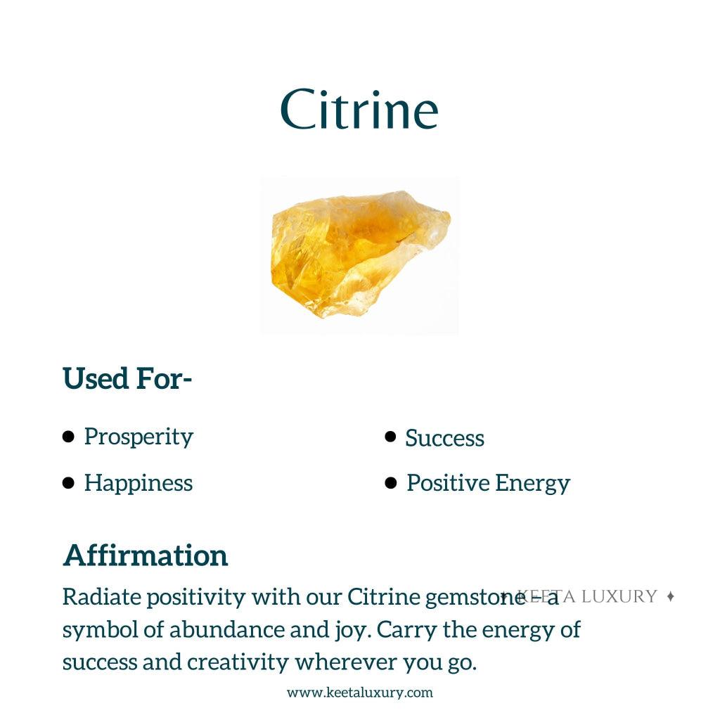 Natural Citrine Earrings