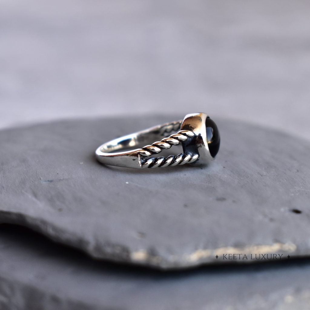 Boho Onyx Ring