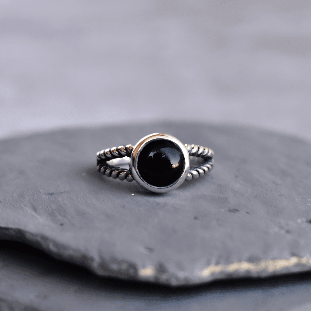 Boho Onyx Ring