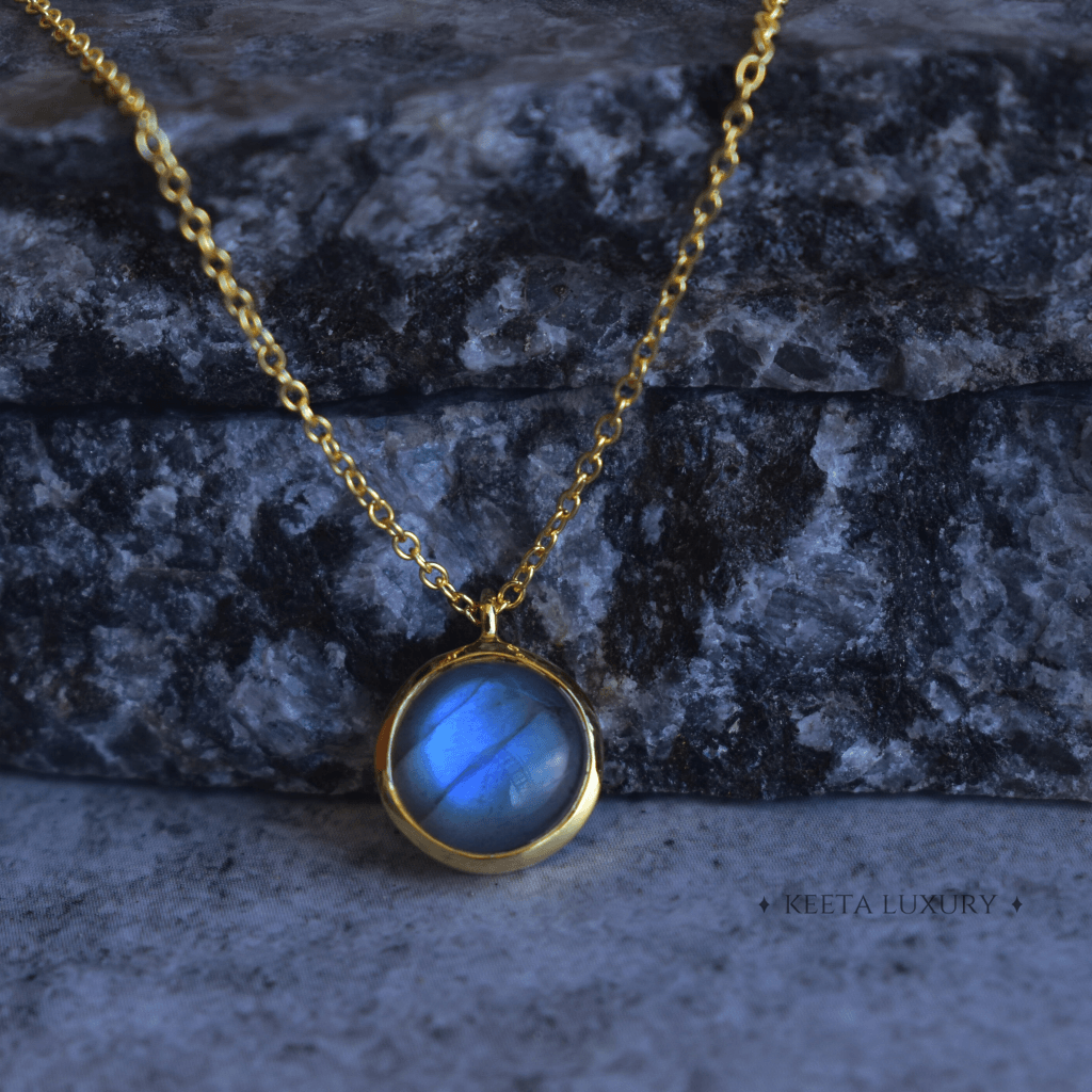 Labradorite Necklace Silver