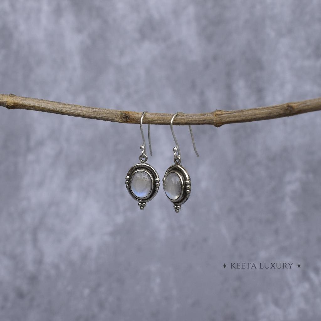 Moonstone Drop Earrings