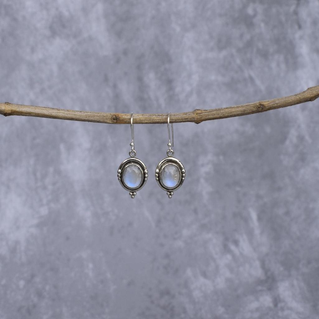 Moonstone Drop Earrings